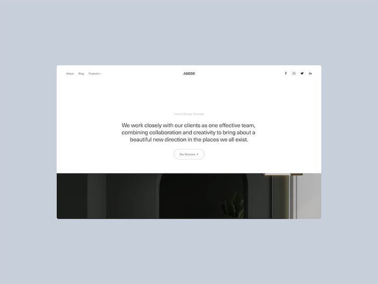 Abode Template by Studio Mesa