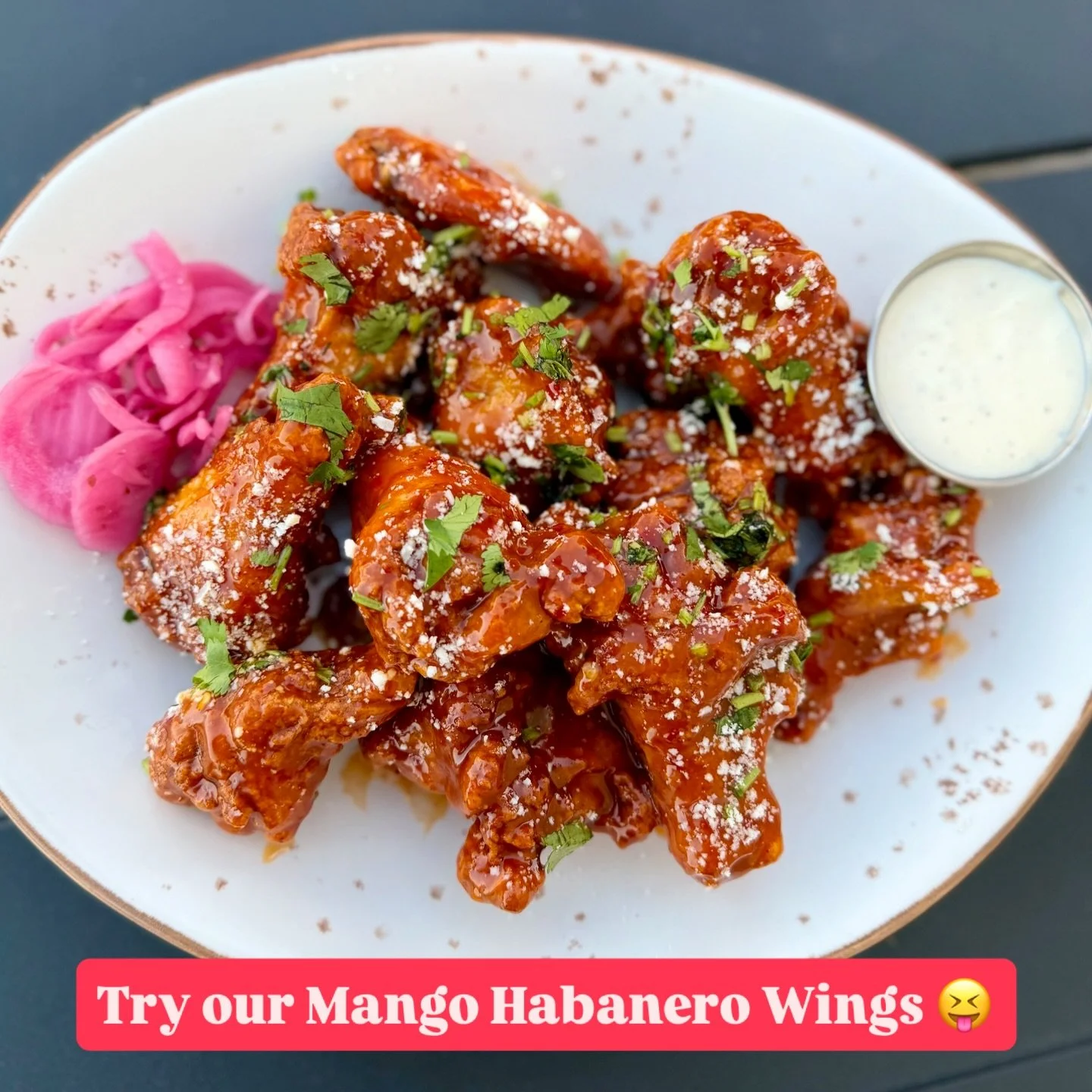 Mango Sweetness 🥭 Habanero Spice 🌶️ Chicken Wings 🤩6 or 12 piece! See you soon! 
#cypresstx 
#cypresstexas 
#houstontx 
#katytx 
#houstonrestaurants