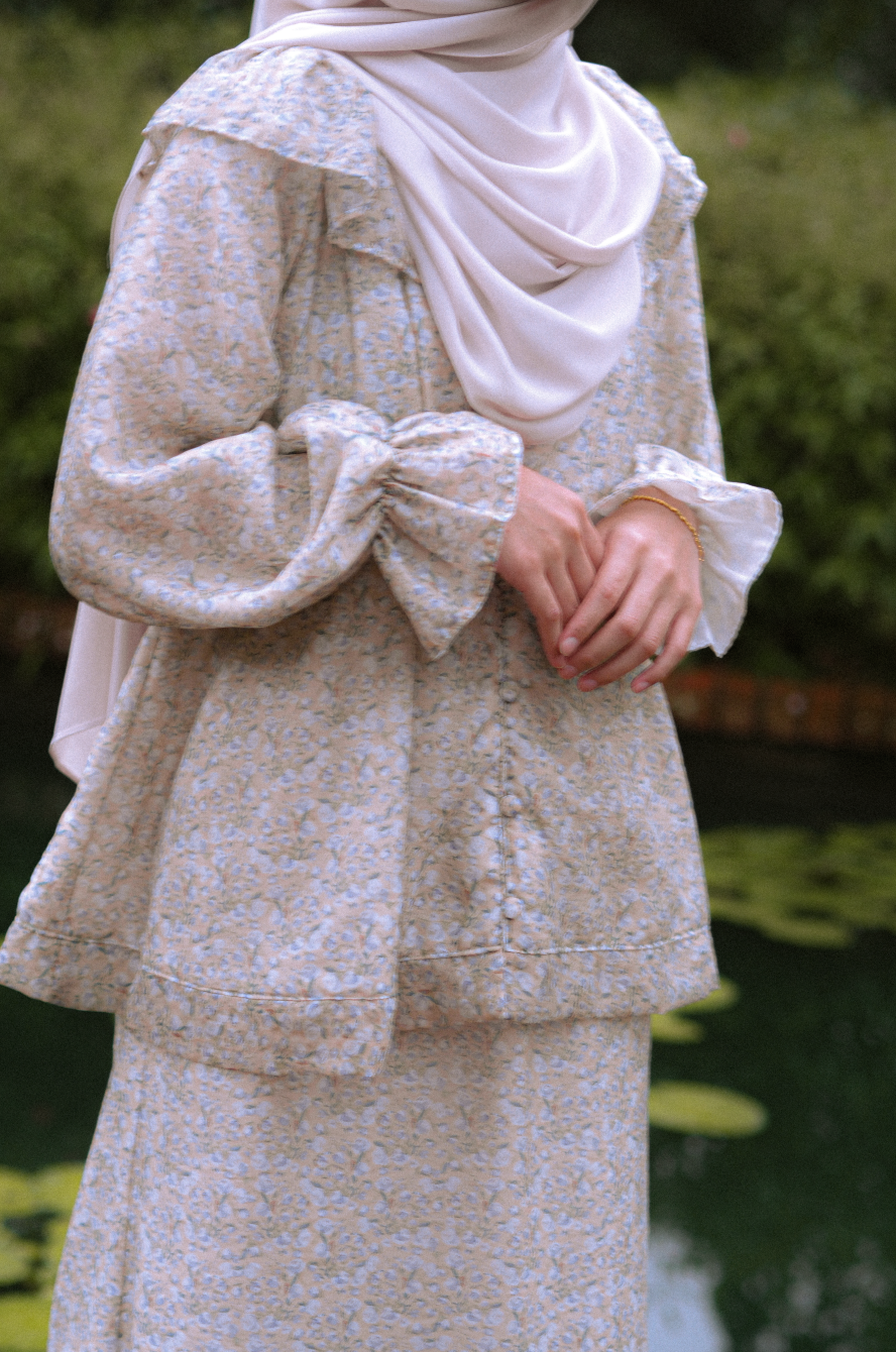 Keepsake Kurung in Periwinkle