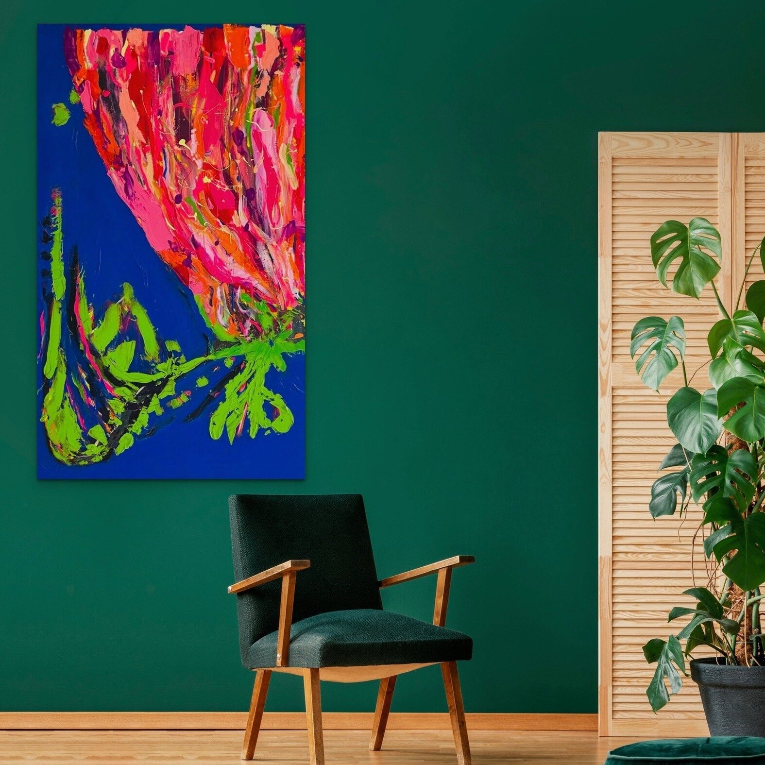 Pieces of Her 
You would not believe how many layers of paint are on this piece of art. 
This piece represents the layers of a mothers love she is the keeper of her children's heart she also is the vault when they confide in her.
VIP pricing Via Blue