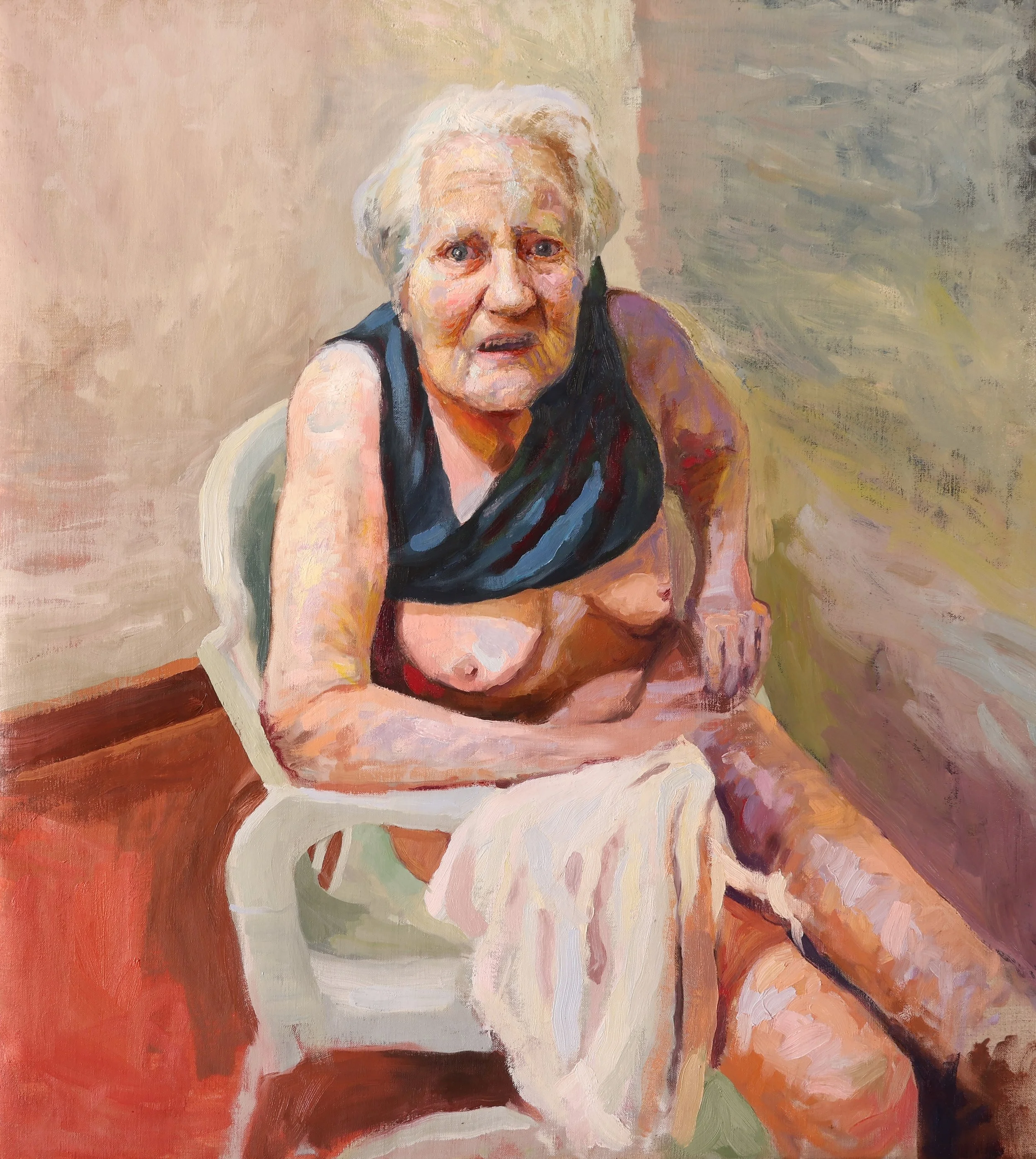 Seated woman