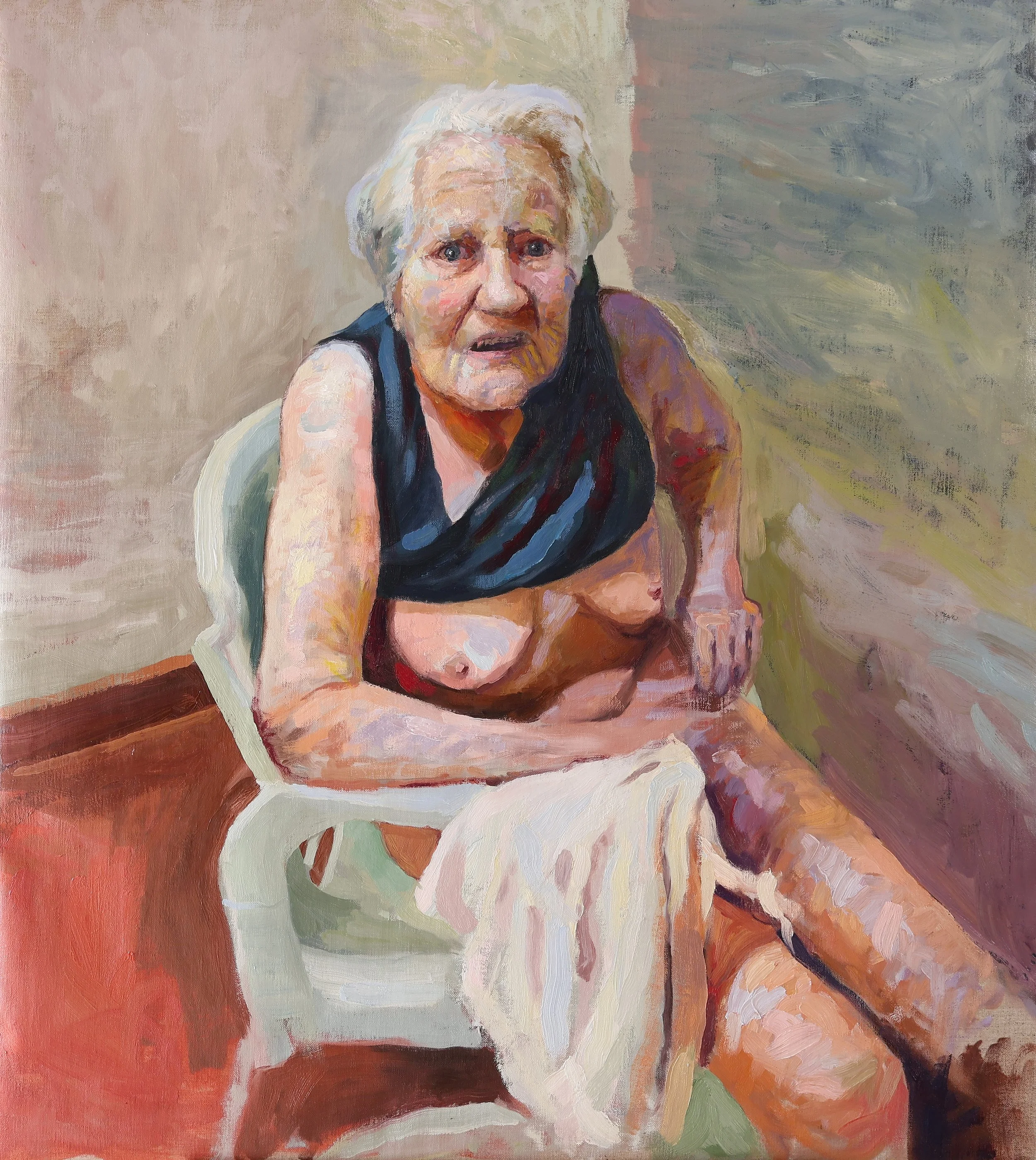 Seated woman