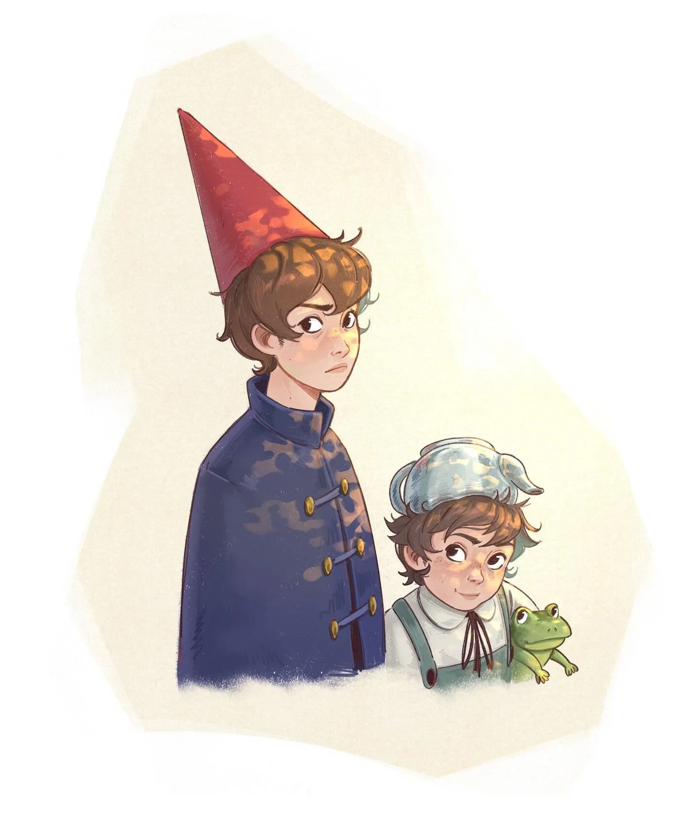 It wouldn&rsquo;t be a true Halloween/Fall day without at least one last minute of @cartoonnetworkofficial Over the Garden Wall doodle, now would it? 

Drew this sketch about a year ago and just now took the time to finish it, I hope yall enjoy and H