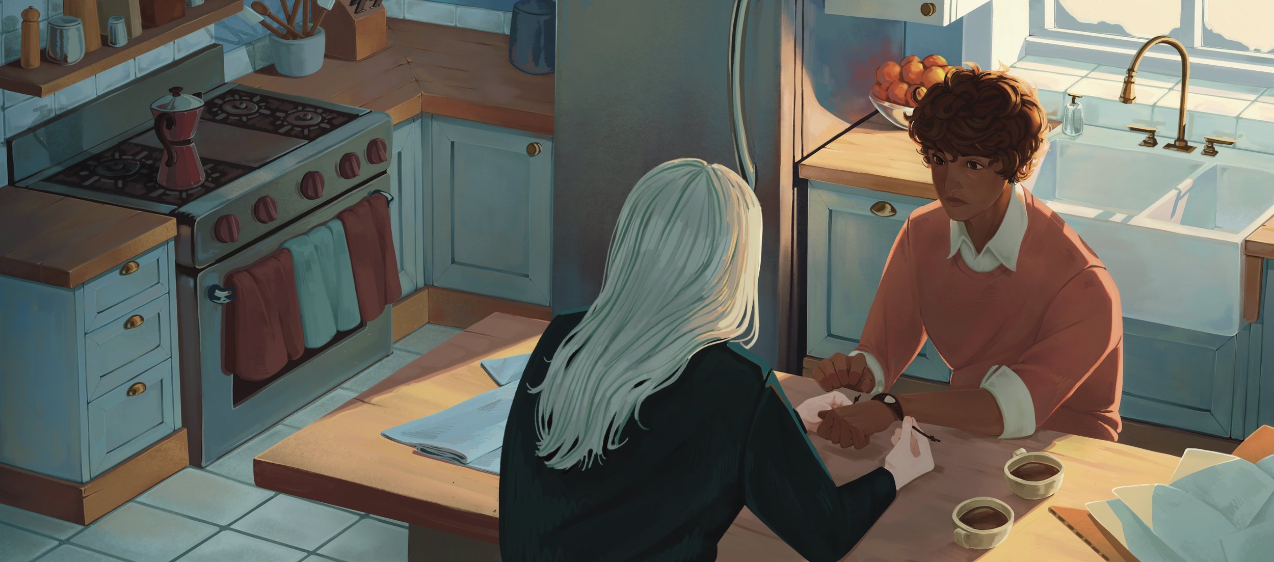 "The Monster and the Musician" | Rainbow Crate Dust Cover Commission