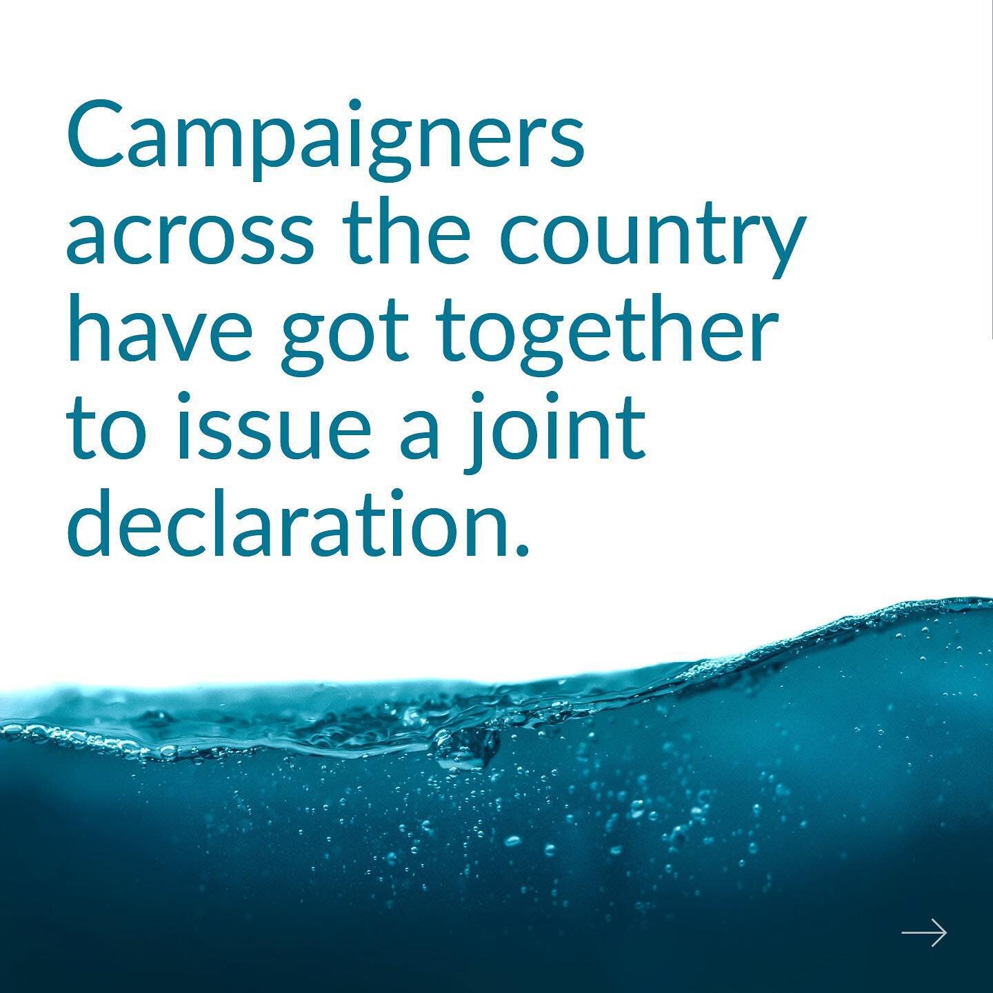 We're delighted to announce that today, in collaboration with other water quality campaign groups around the country, we have launched a Public Declaration for Rivers and Seas.

It's time for change 🌊

#sewage #kentcoast #whitstable #kent #water #se