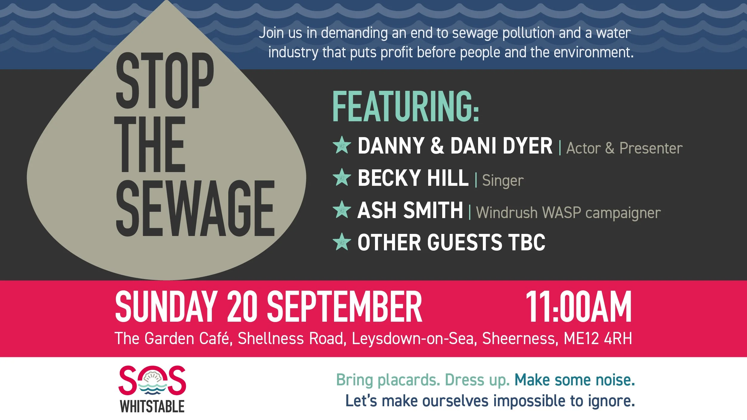 Stop the Sewage: Join Our Protest for Public Ownership of Water
