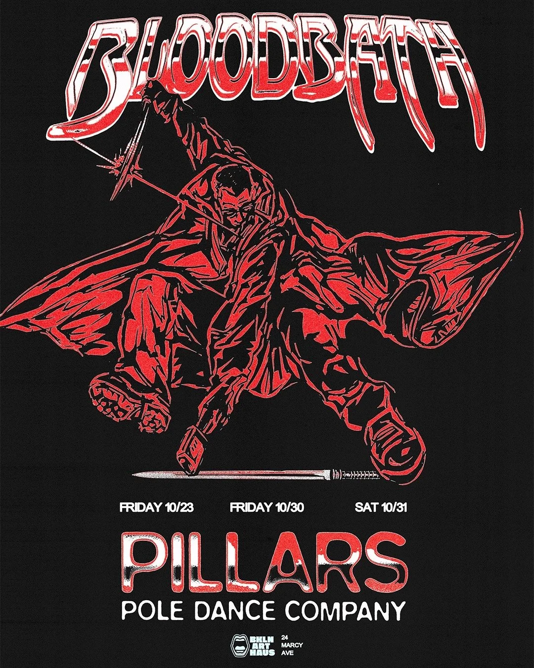 PILLARS Pole Dance Company Presents ‘BLOODBATH’ [NIGHT 1]