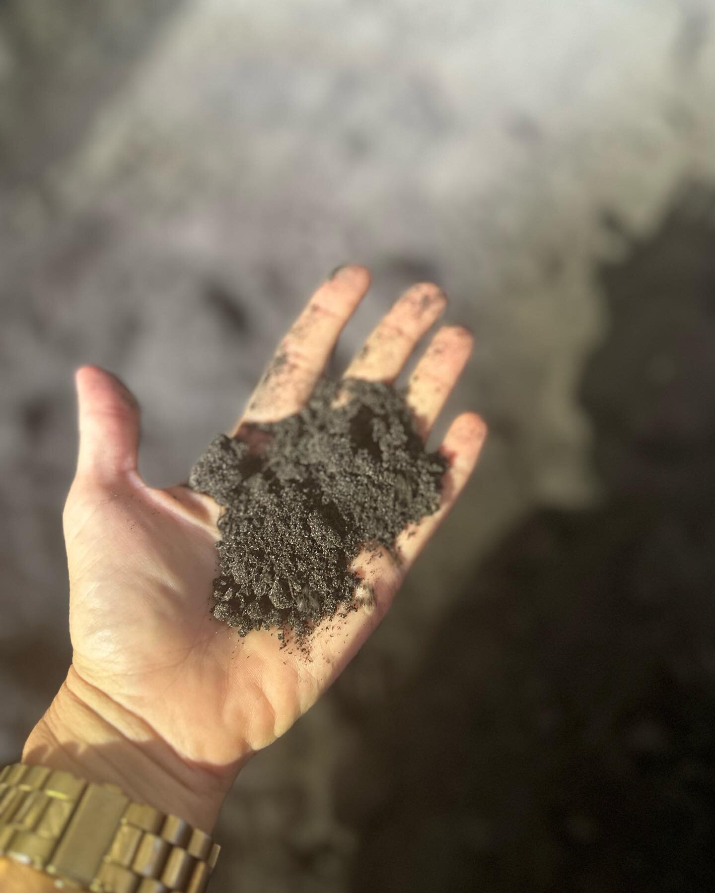 1/4 minus, the most beautiful, black, soil amendment. Works wonderful on golf courses, play grounds, potted plants, and more.