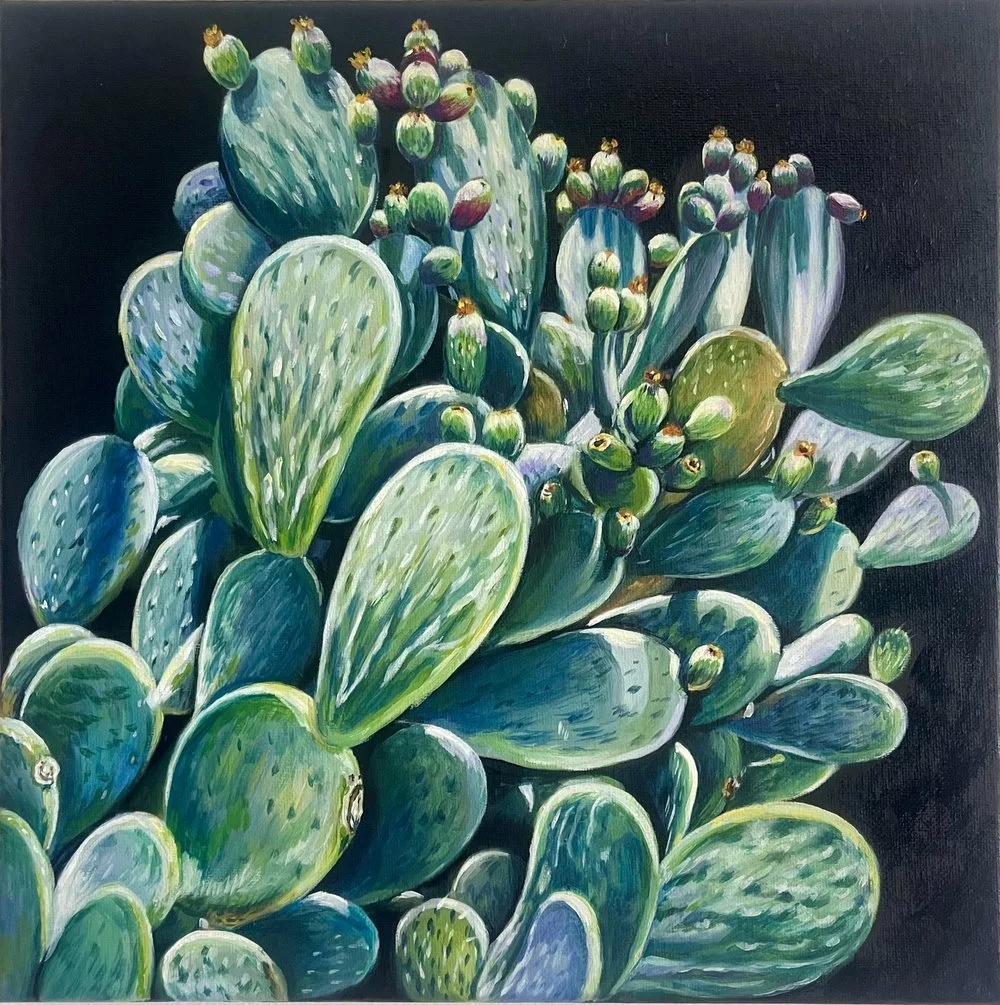 Palestinian Fences 
12in*12in 
Oil on Canvas 2023