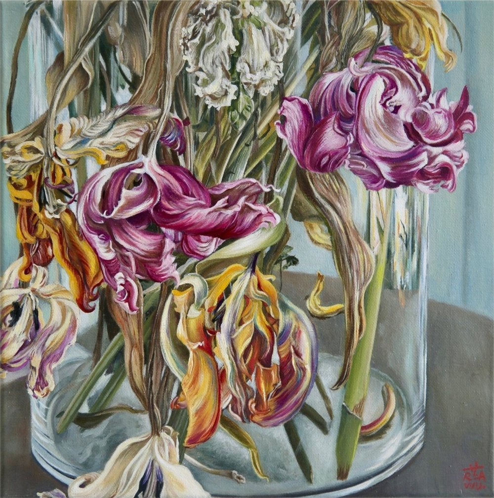 Parrot Tulips No.1
12in*12in
Oil on Canvas 2022
SOLD