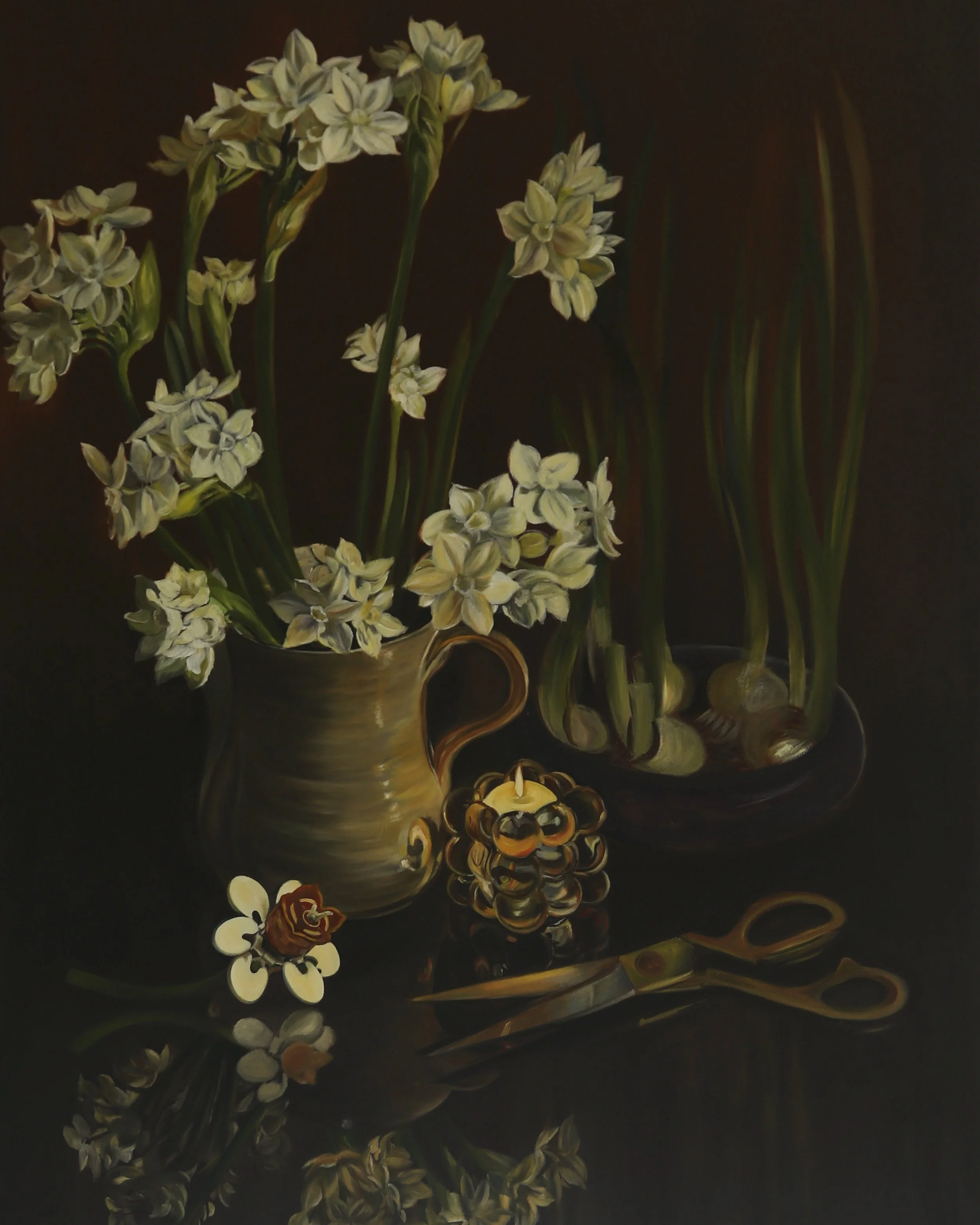 Naecissus  
35in*46in 
Oil on Canvas 2025  
 SOLD 