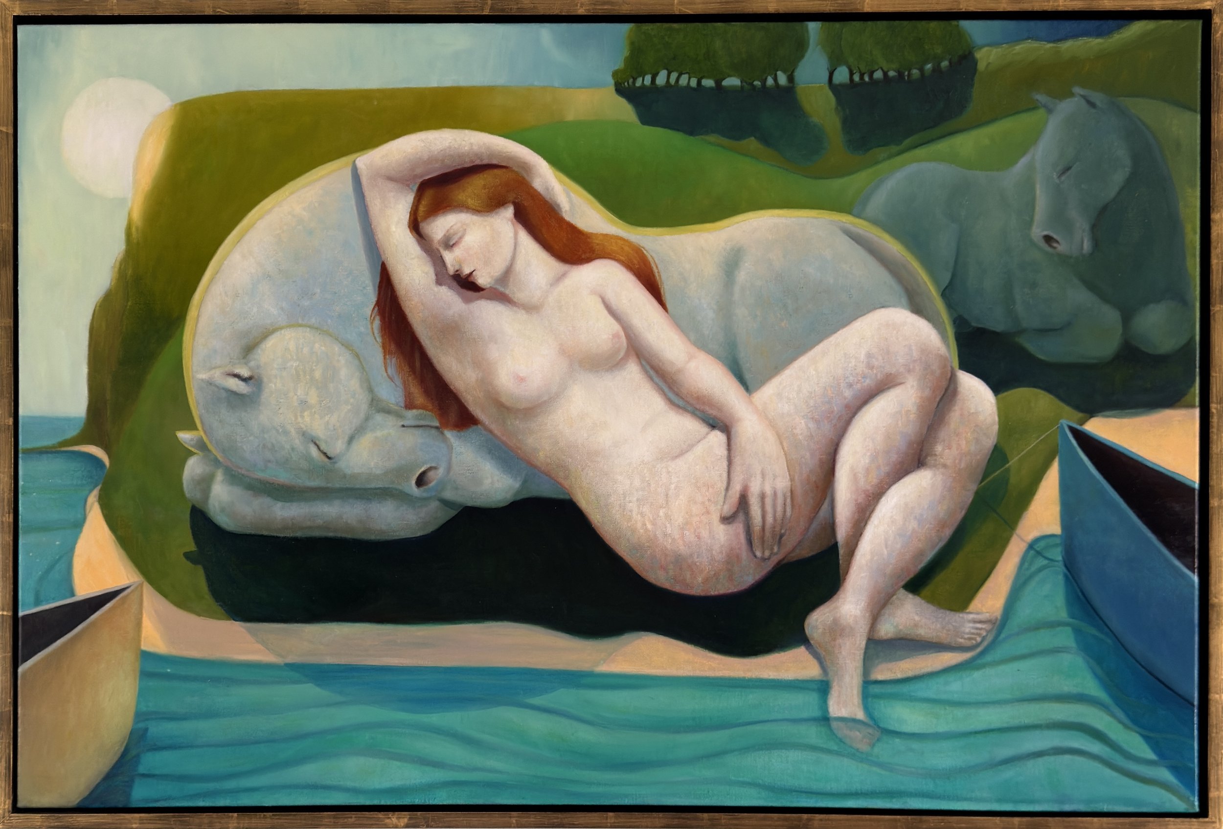 The Blue canoe