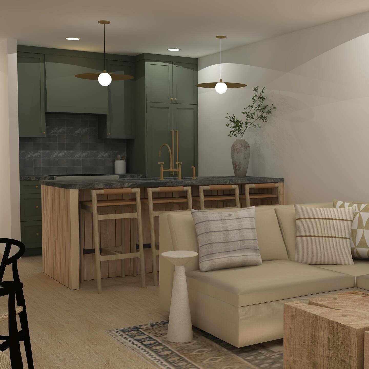 Who likes being able to envision exactly how your space is going to look?! 🙋🏻&zwj;♀️ We do! We love being able to help our clients visualize their transformation through 3D renderings and be confident in their home investment. 3D renderings are inc