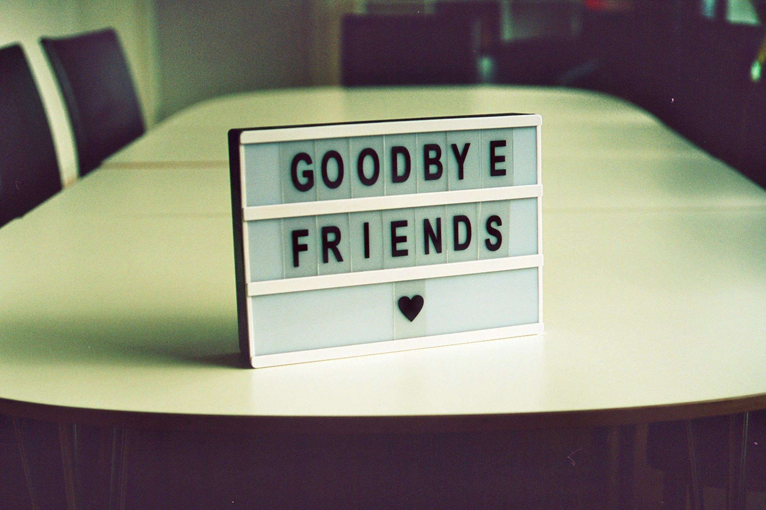 Farewell My Friends and Colleagues