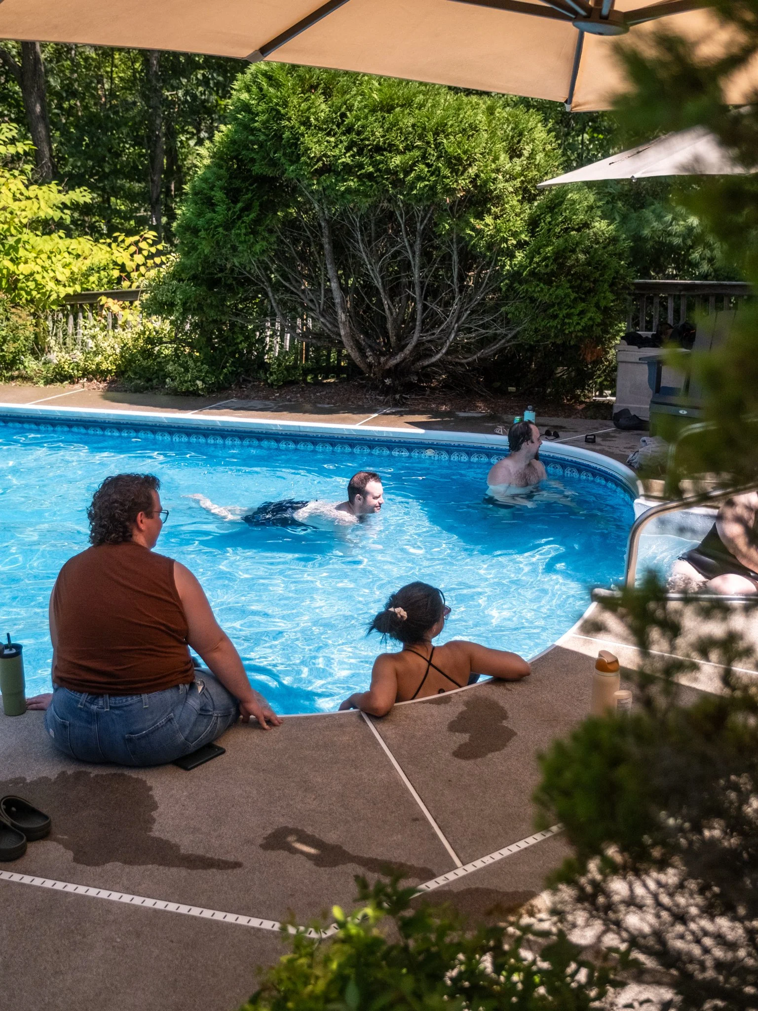 Play in the pool