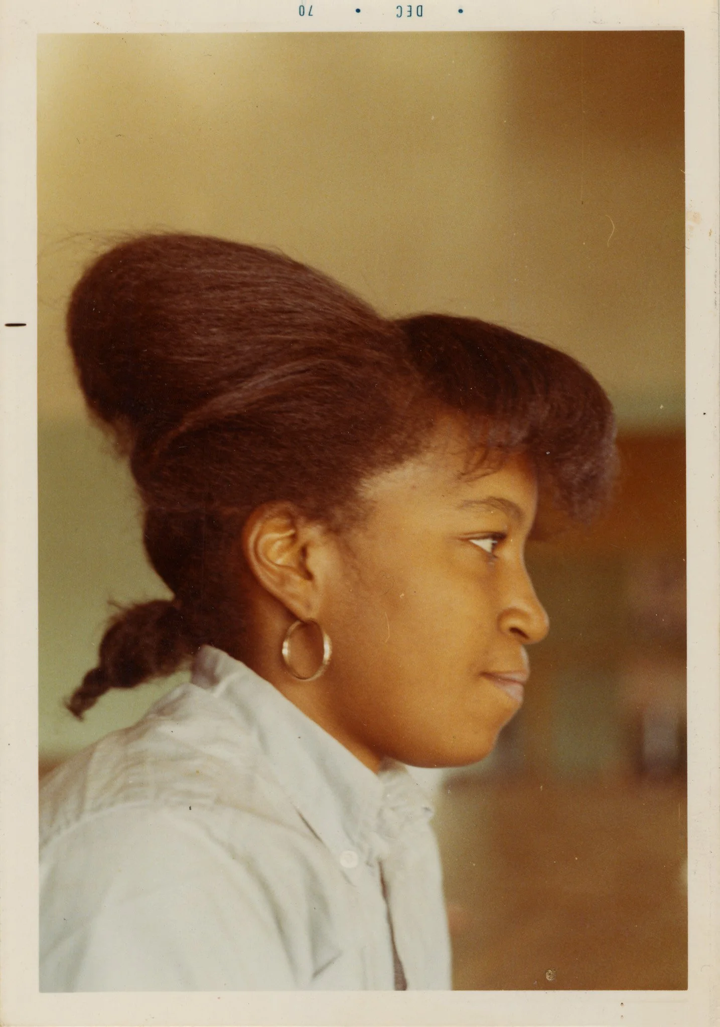 Portrait of a student named Octavia