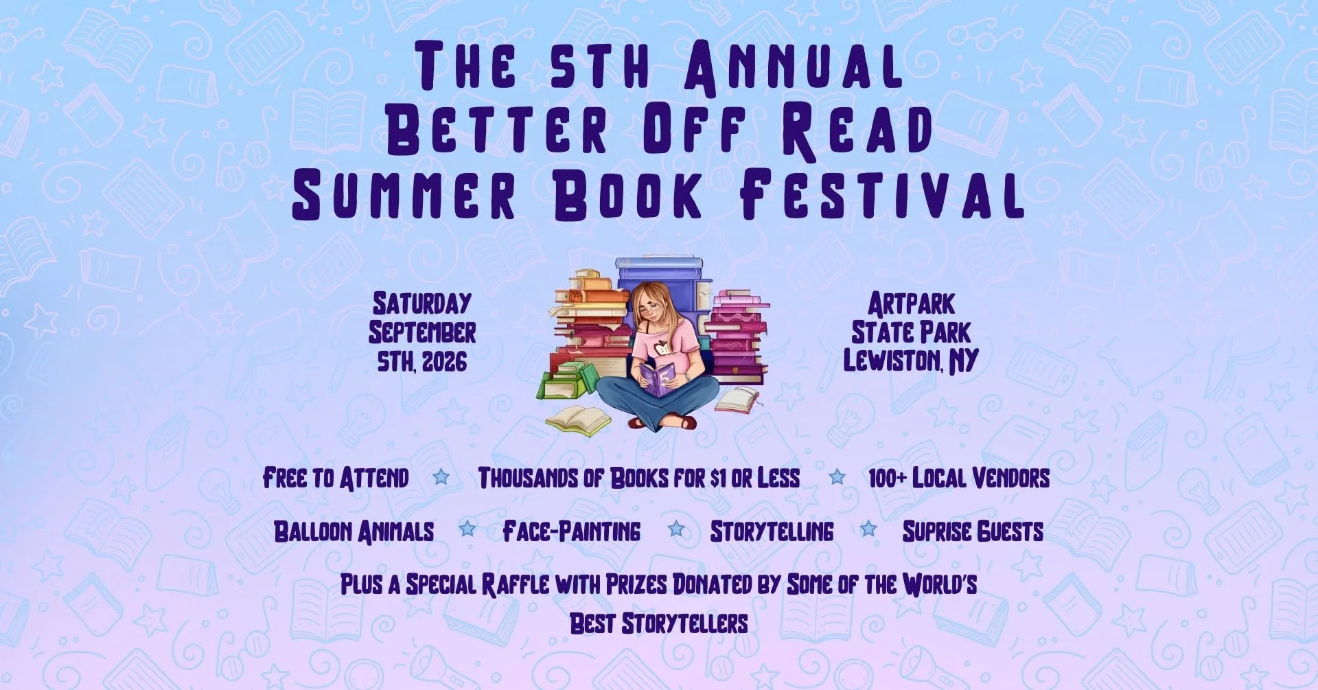 The 5th Annual Better Off Read Book Festival