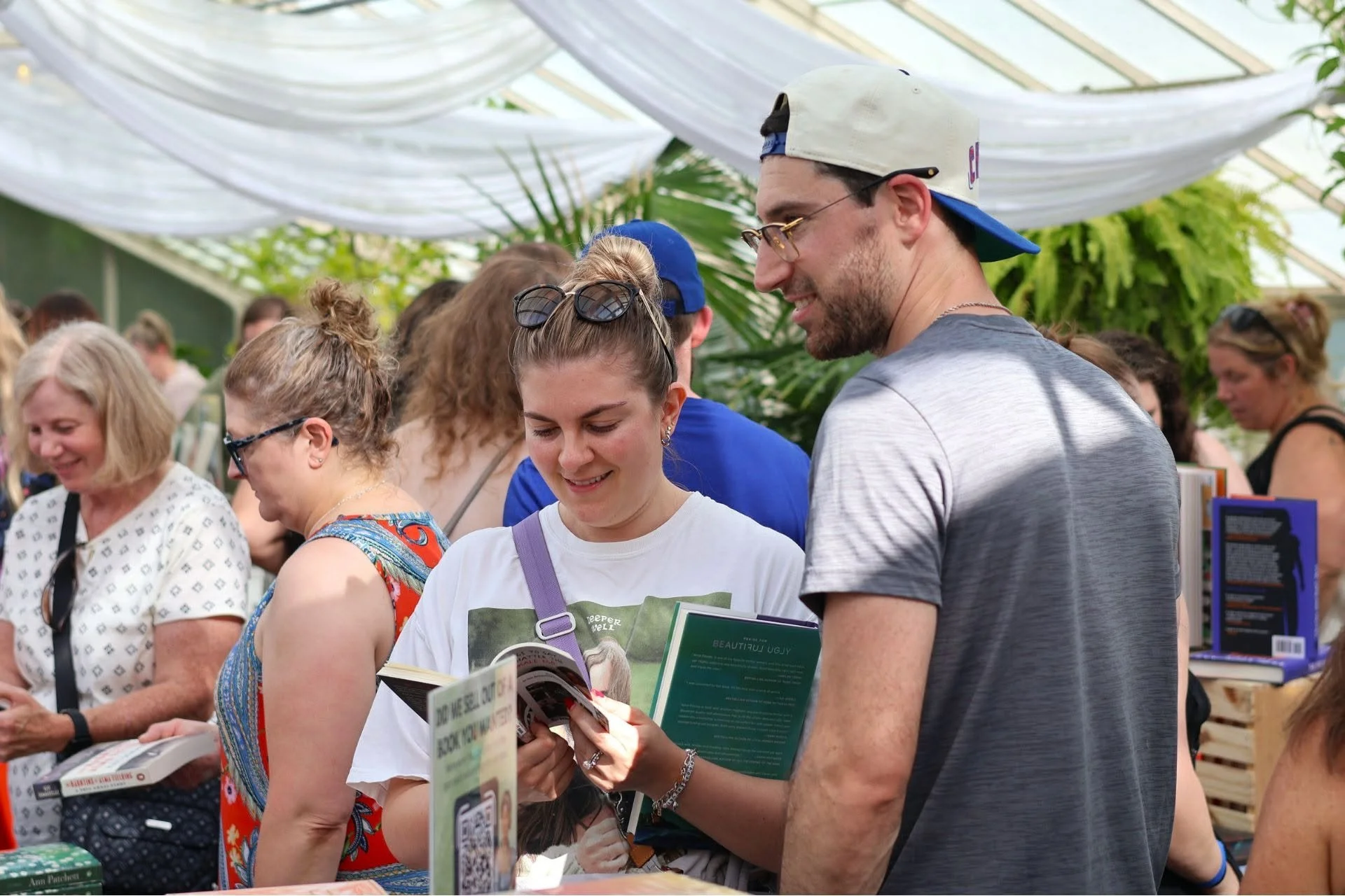 Boozy Book Fair at the Botanical Gardens