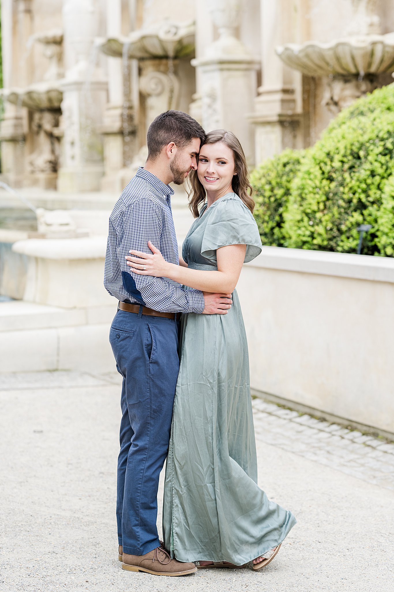 Longwood Gardens Springtime Engagement Photography Kennett Square