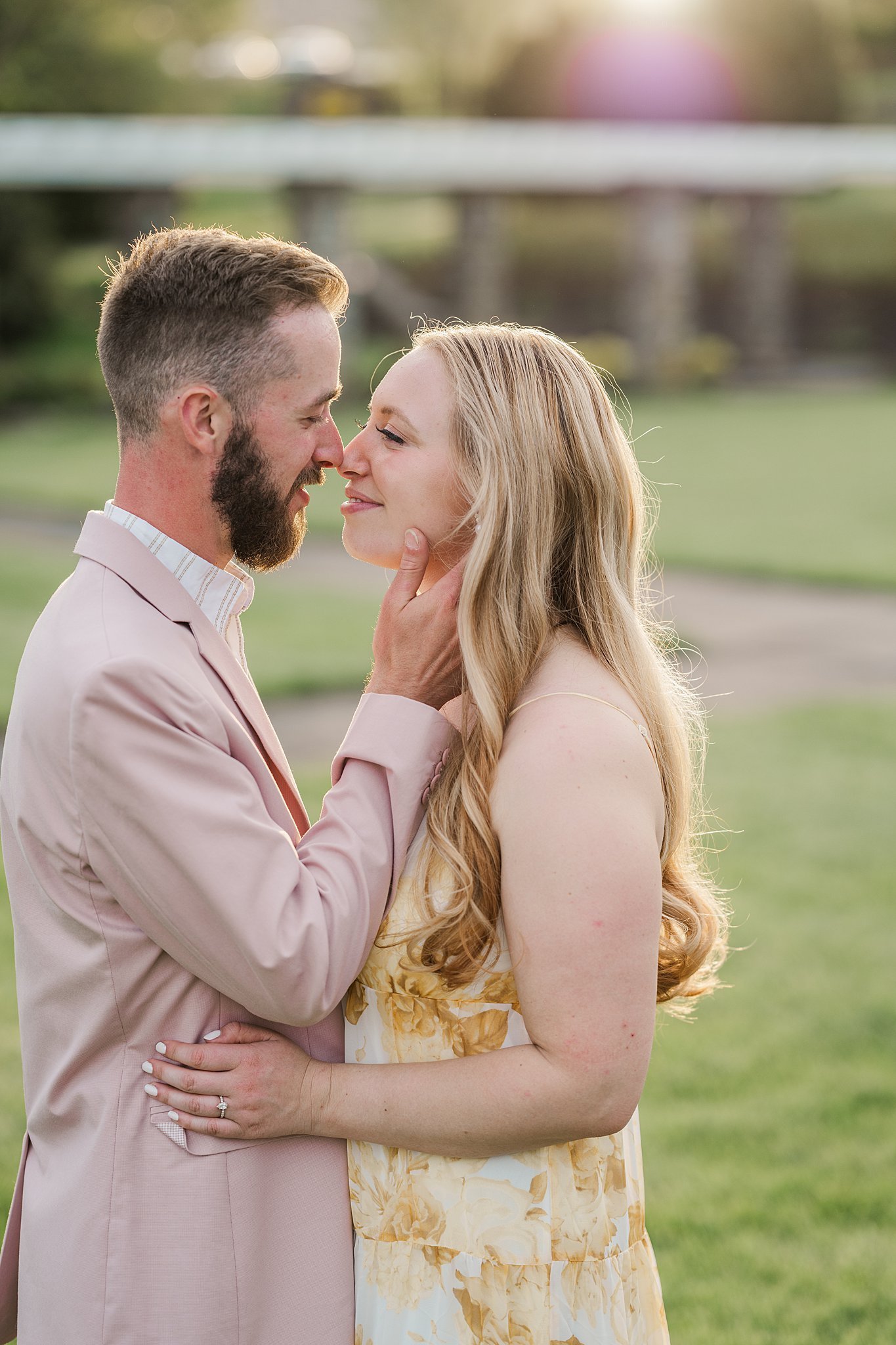 Masonic Village Elizabethtown PA Sunset Engagement Session 