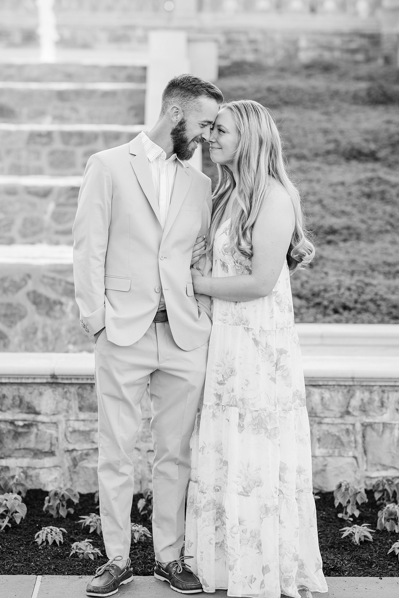 Masonic Village Elizabethtown PA Sunset Engagement Session 