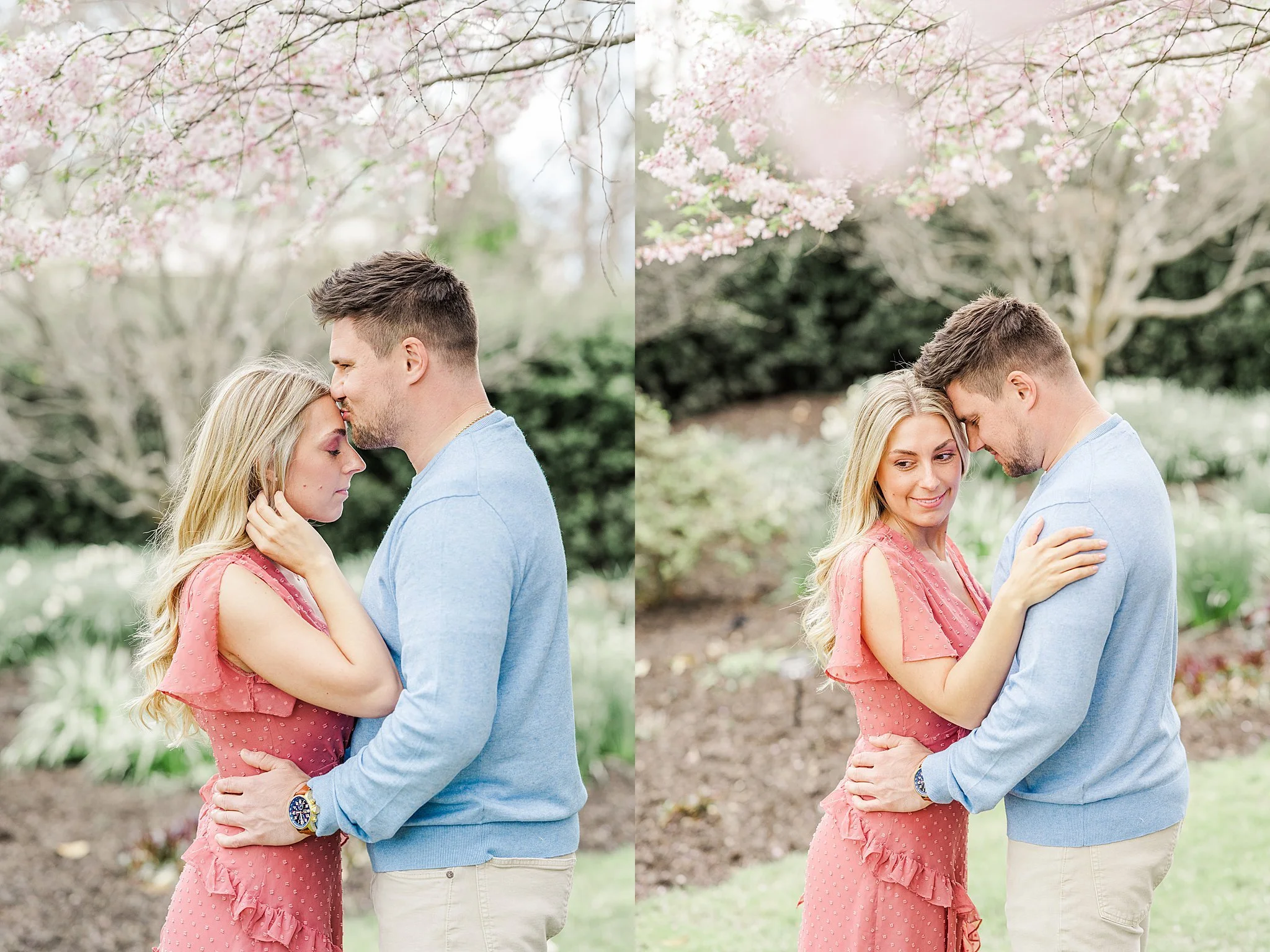 Hershey Gardens Springtime Engagement Session Photography