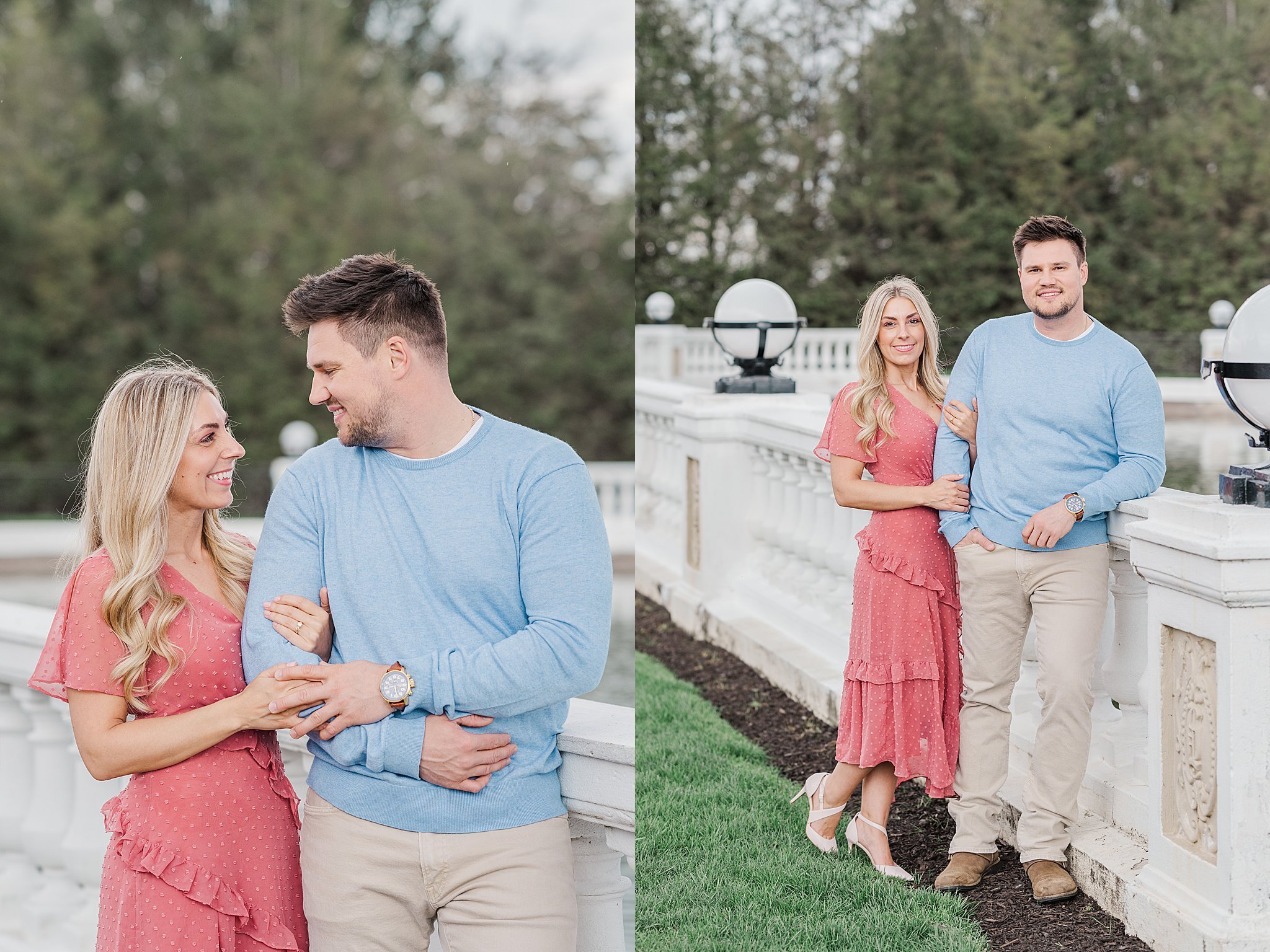 Hershey Gardens Springtime Engagement Session Photography
