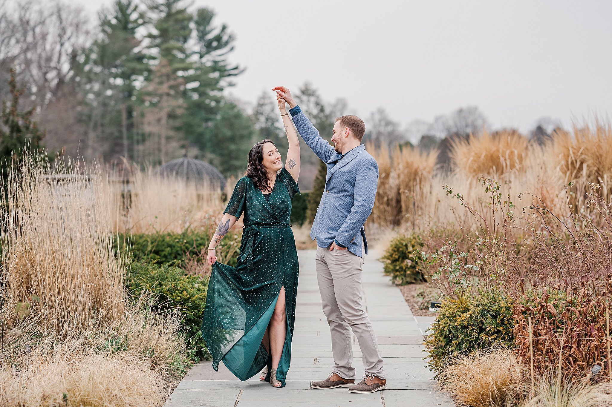 Longwood Gardens Winter Engagement Session Photography Session_4167.jpg