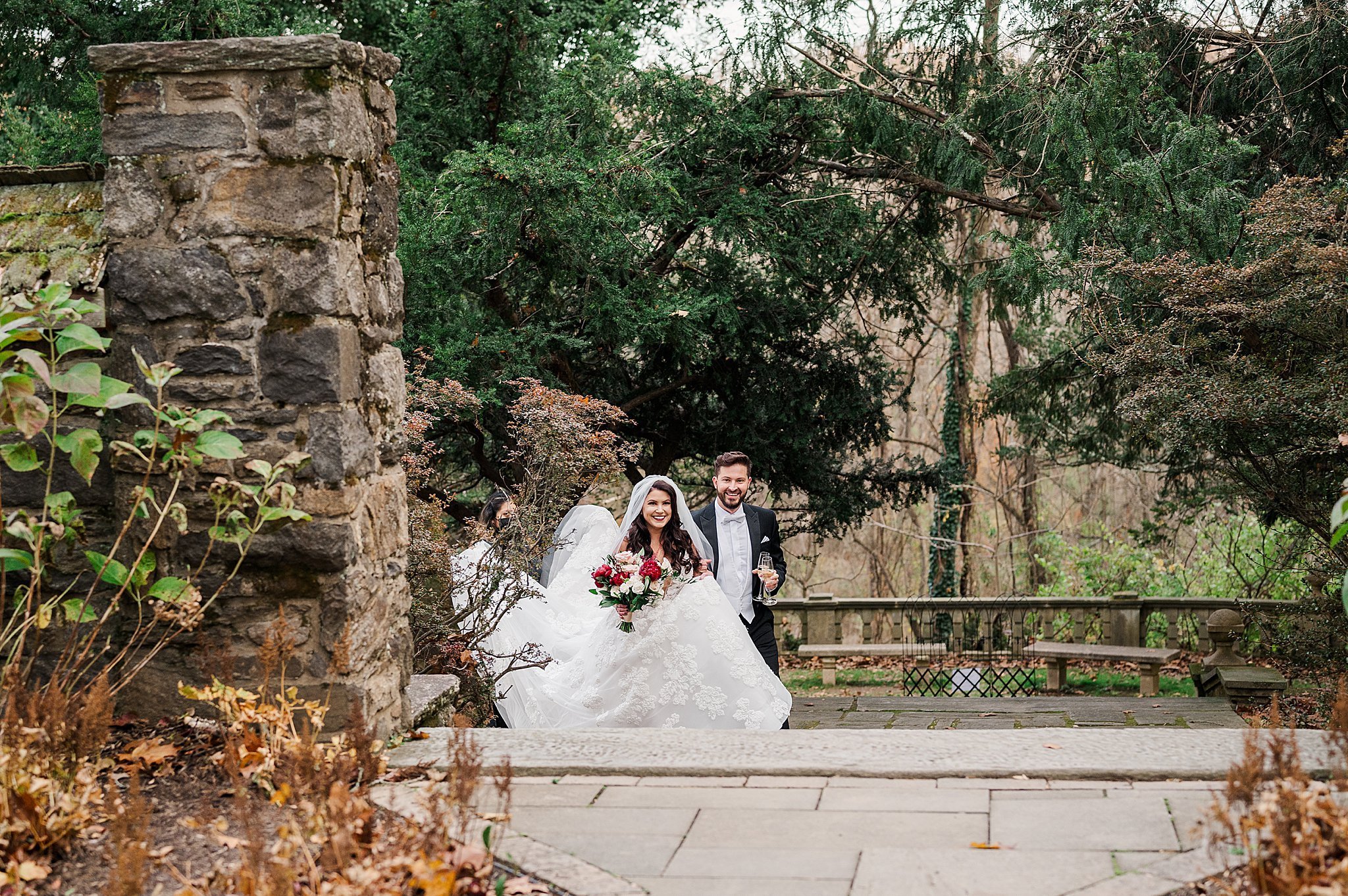 Hunting Hill Mansion Newtown Square PA Parque Ridley Creek Park Luxury Wedding 