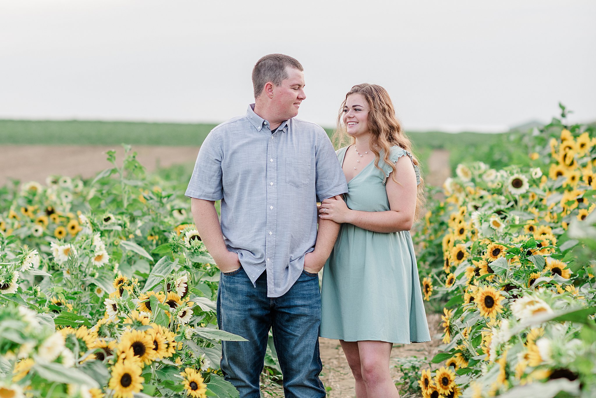 Sunflower Field Engagement Session Lancaster PA Farm_3329.jpg