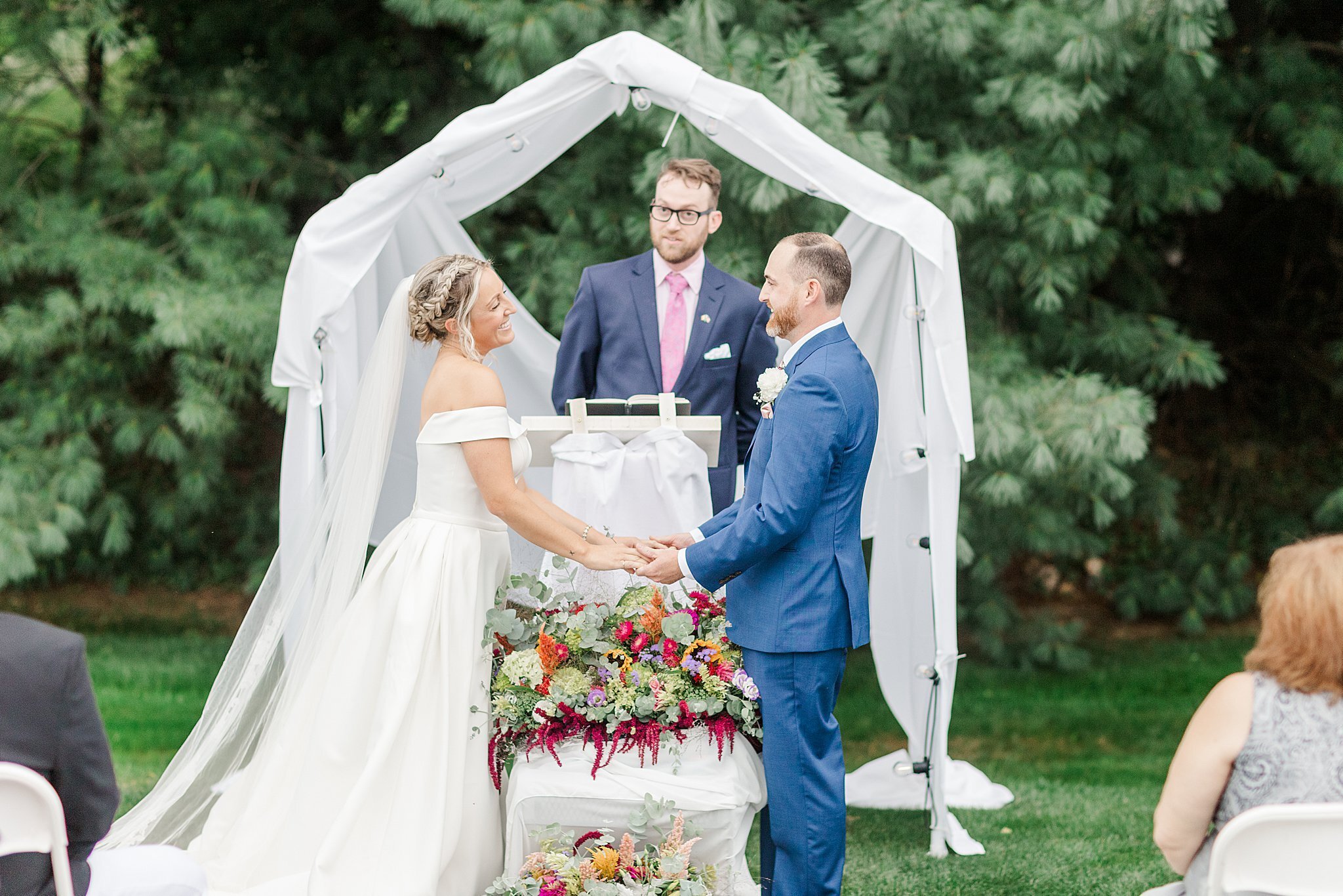 Lancaster PA | Taylor + Easton | Backyard Wedding