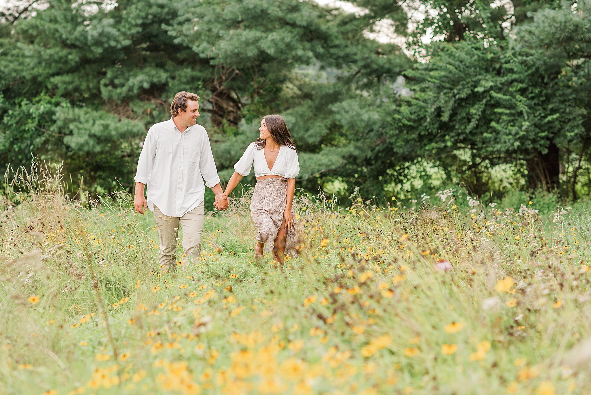 Lancaster County Central Park Summer Engagement Session Wedding Photography 