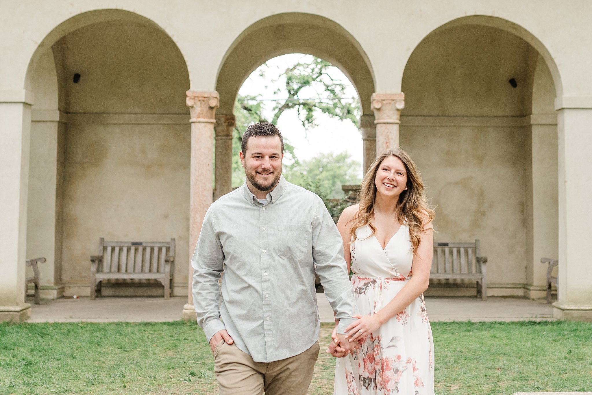 Marian Coffin Garden at Gilbralter Wilmington DE Engagement Photography