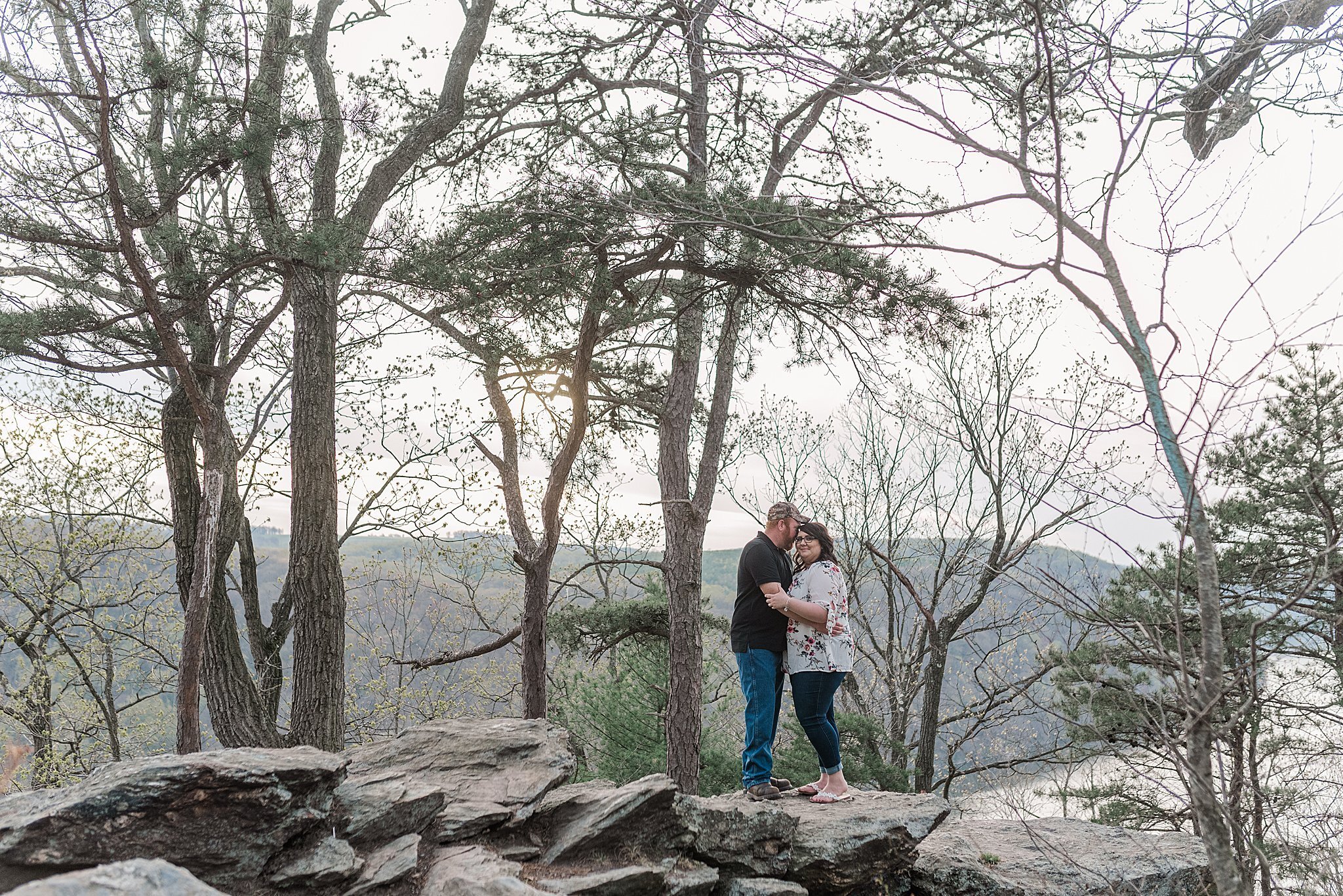 Pinnacle Overlook Holtwood PA Spring Engagement Session 
