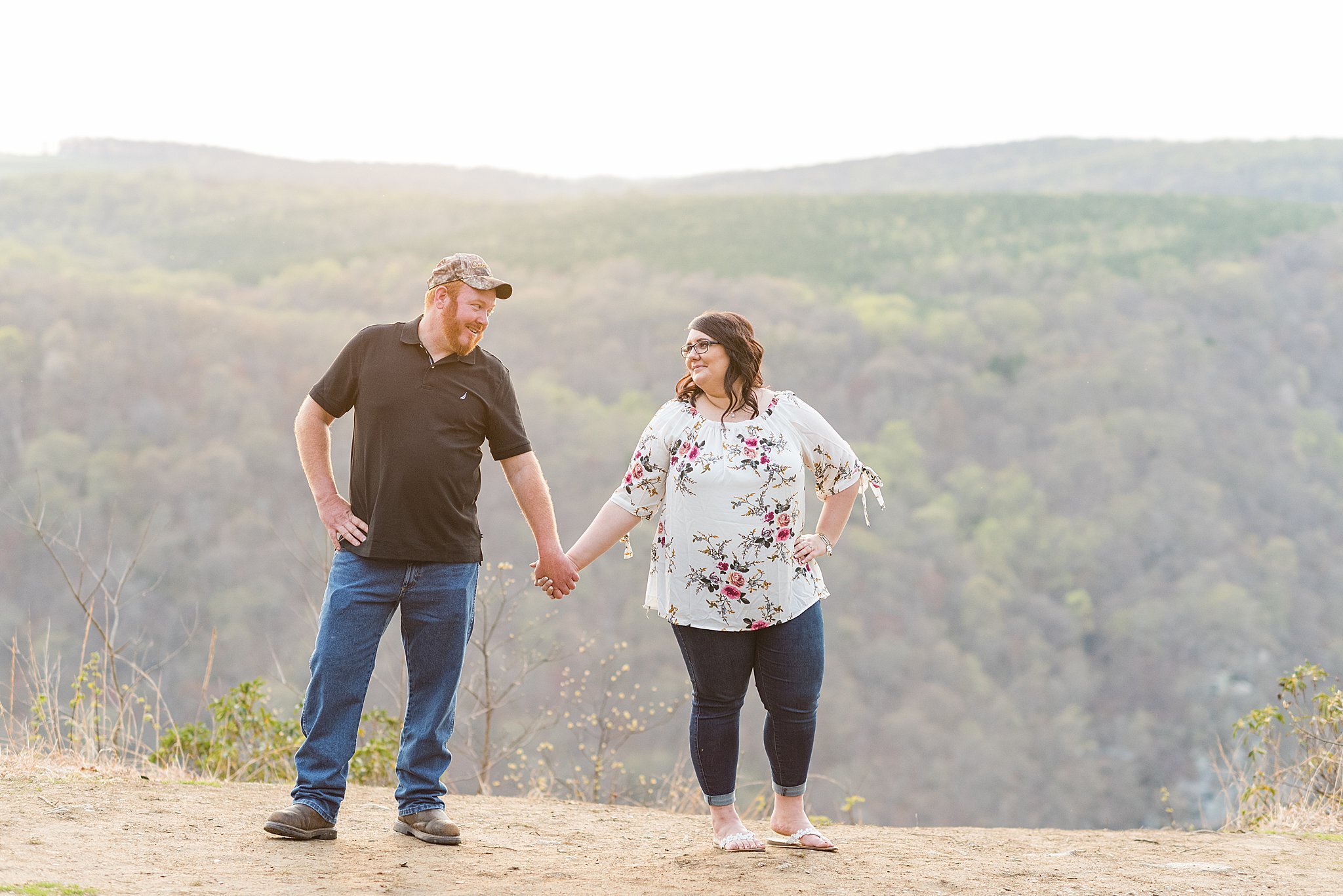 Pinnacle Overlook Holtwood PA Spring Engagement Session 