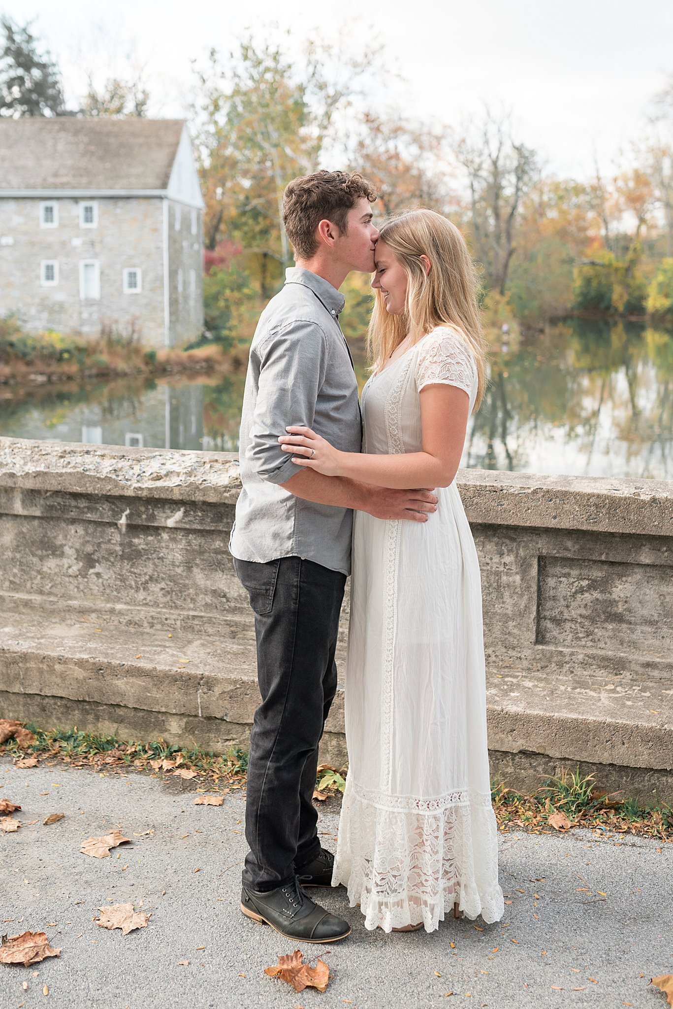 Grings Mill Park Berks County Fall Engagement Session 