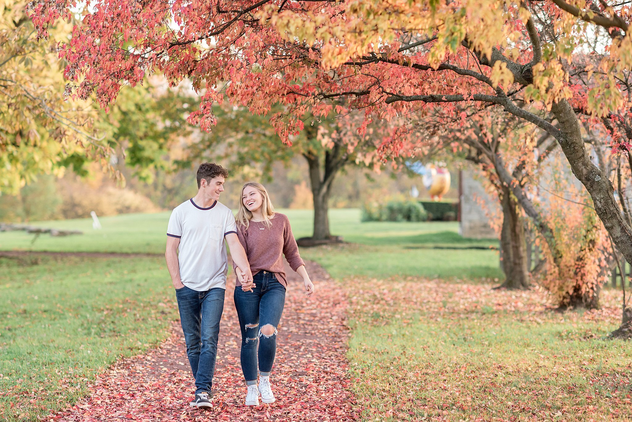 Grings Mill Autumn Engagement Session Photography_8685.jpg