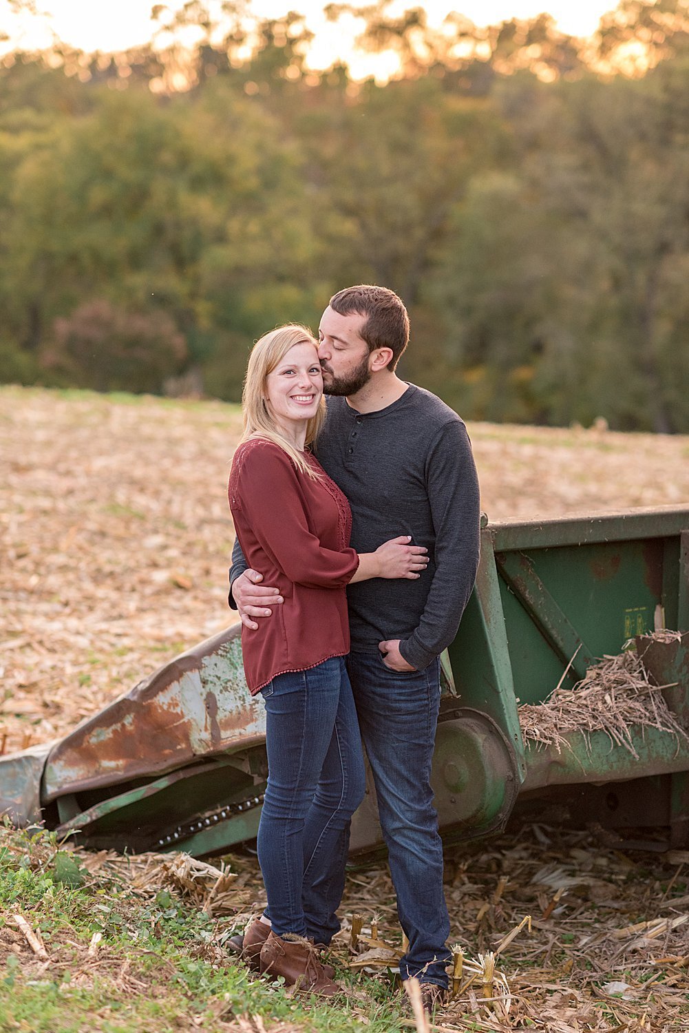 Lancaster PA Autumn farm sunset engagement session photography_8590.jpg