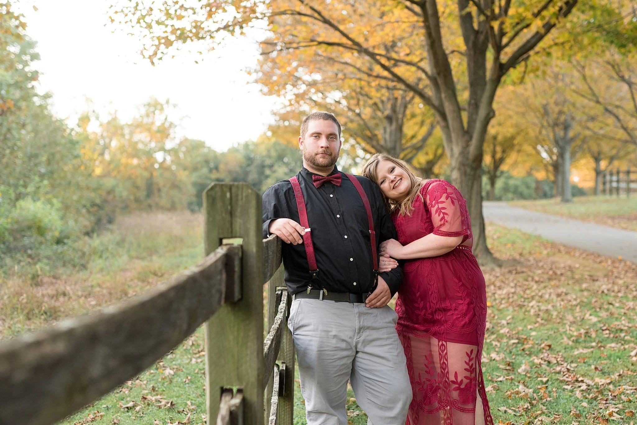 Bride and Groom Engagement Session Wolf's Hollow Park Atglen PA