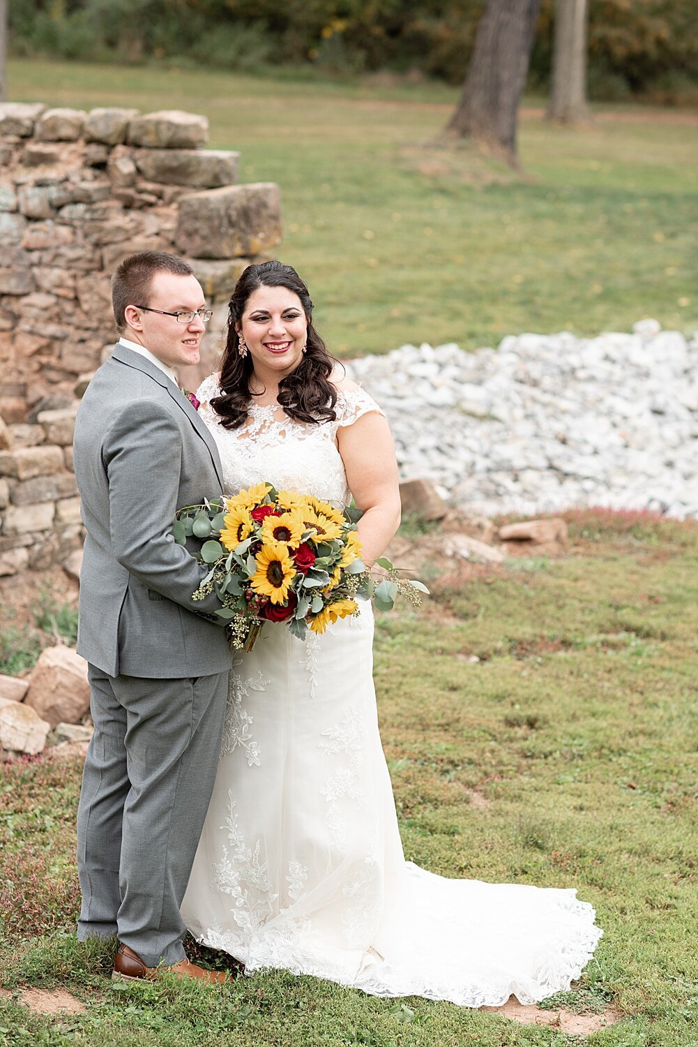 Bride and Groom Portraits Spring Valley Farms Dover PA Wedding Day