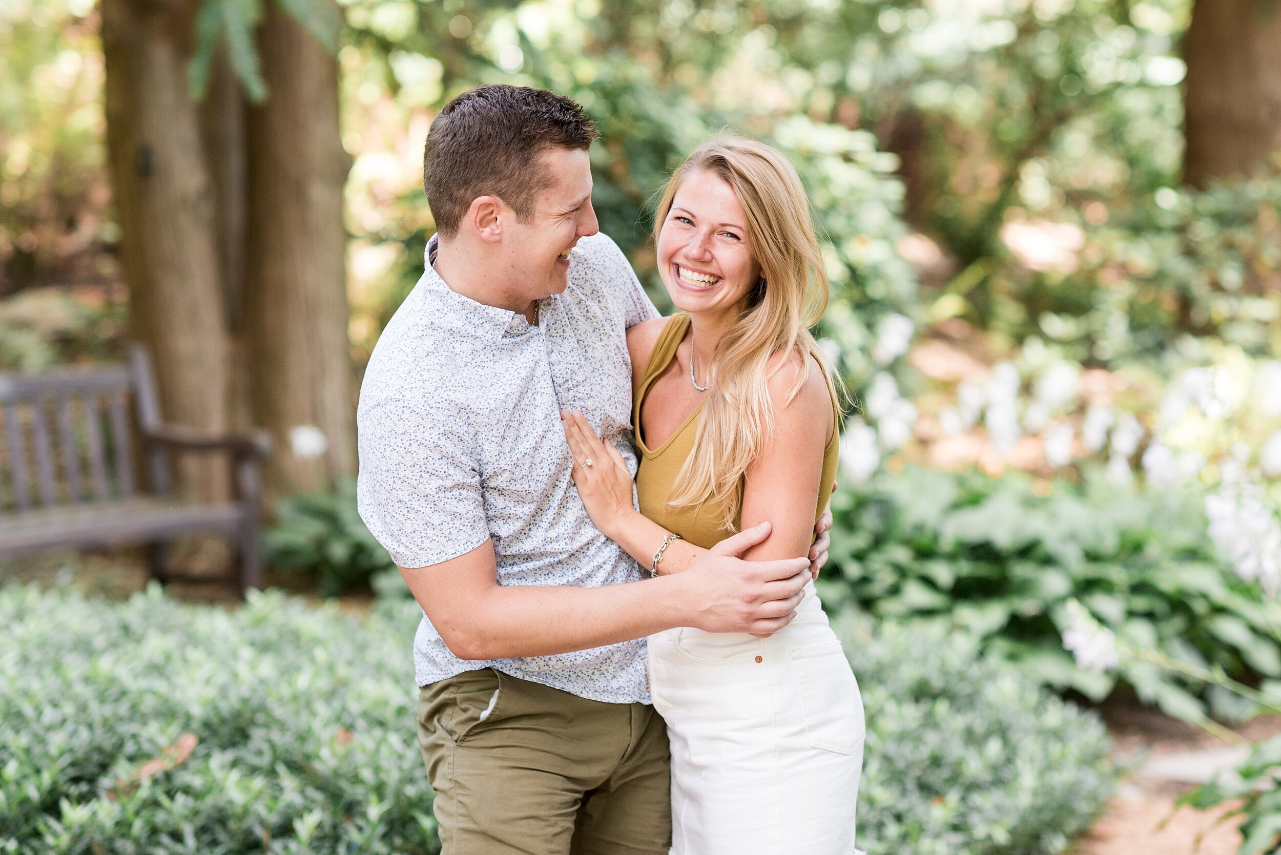 Surprise Proposal Engagement Hershey Gardens PA photography