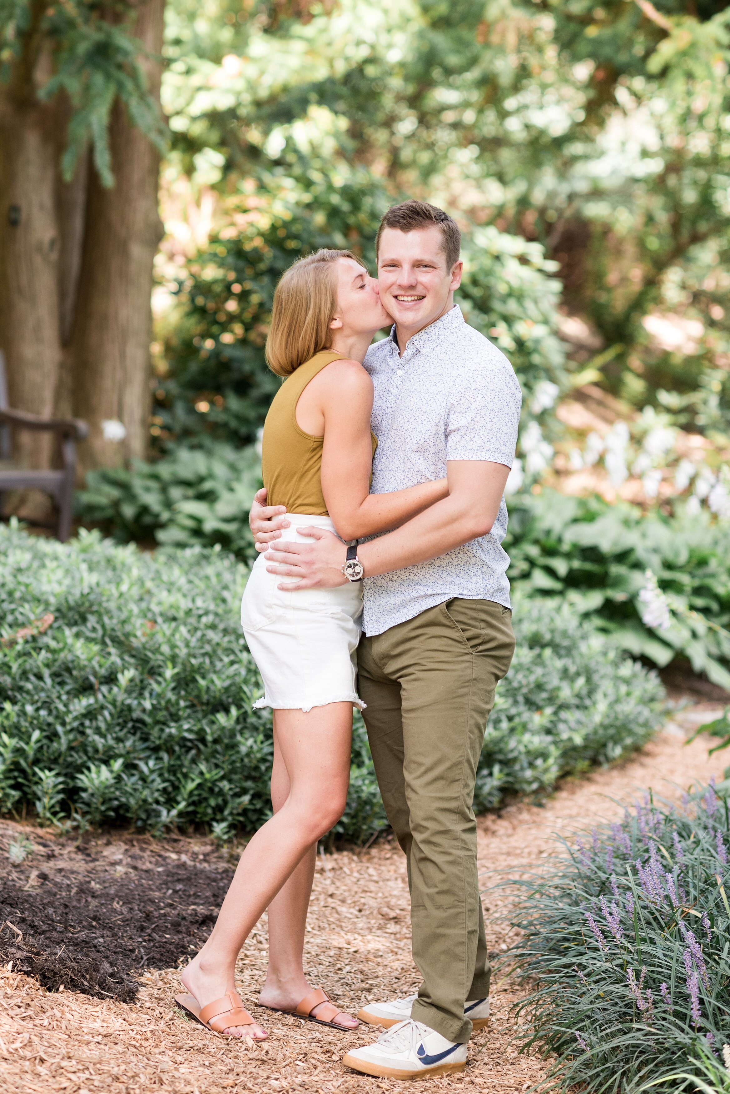 Surprise Proposal Engagement Hershey Gardens PA photography