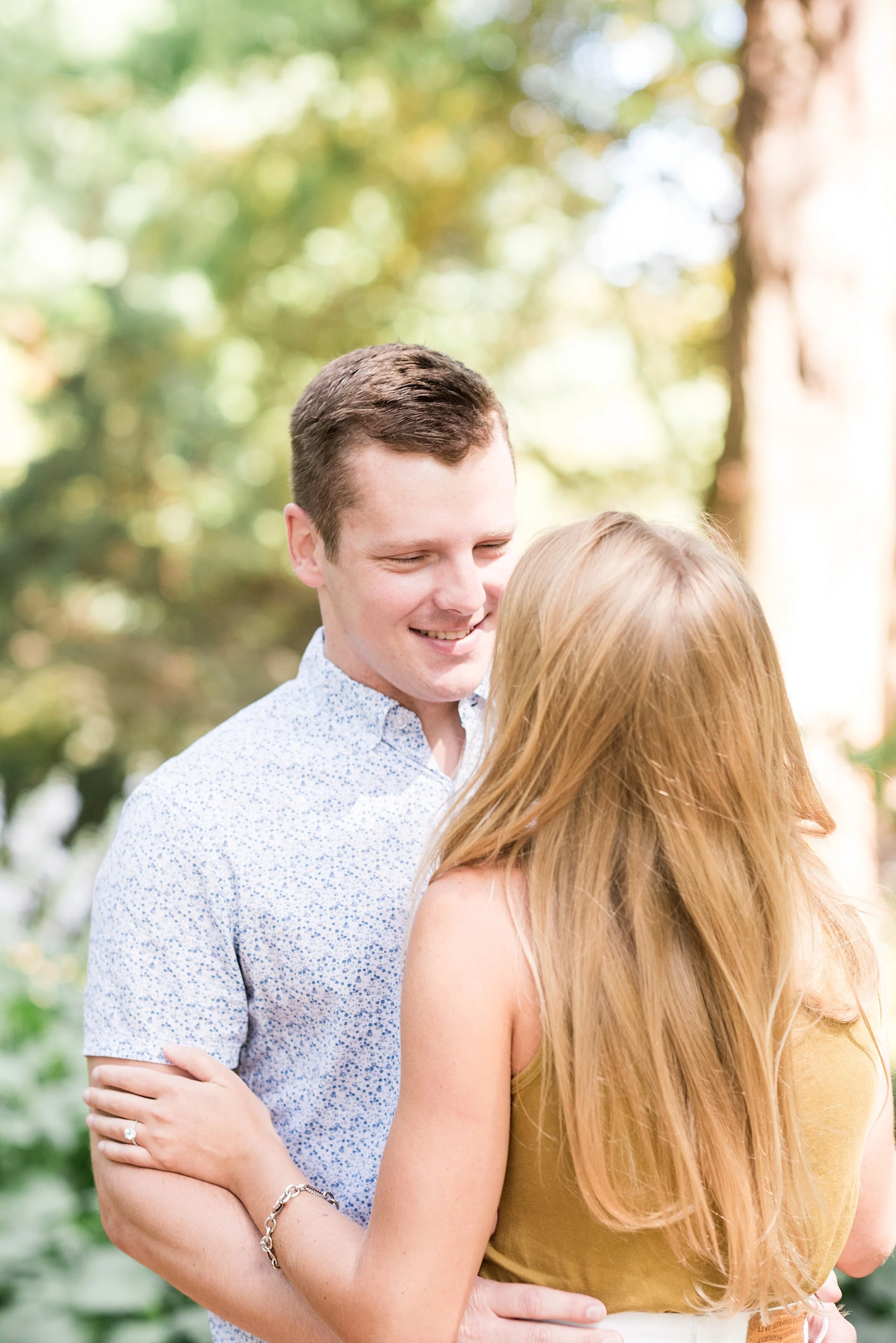Surprise Proposal Engagement Hershey Gardens PA photography