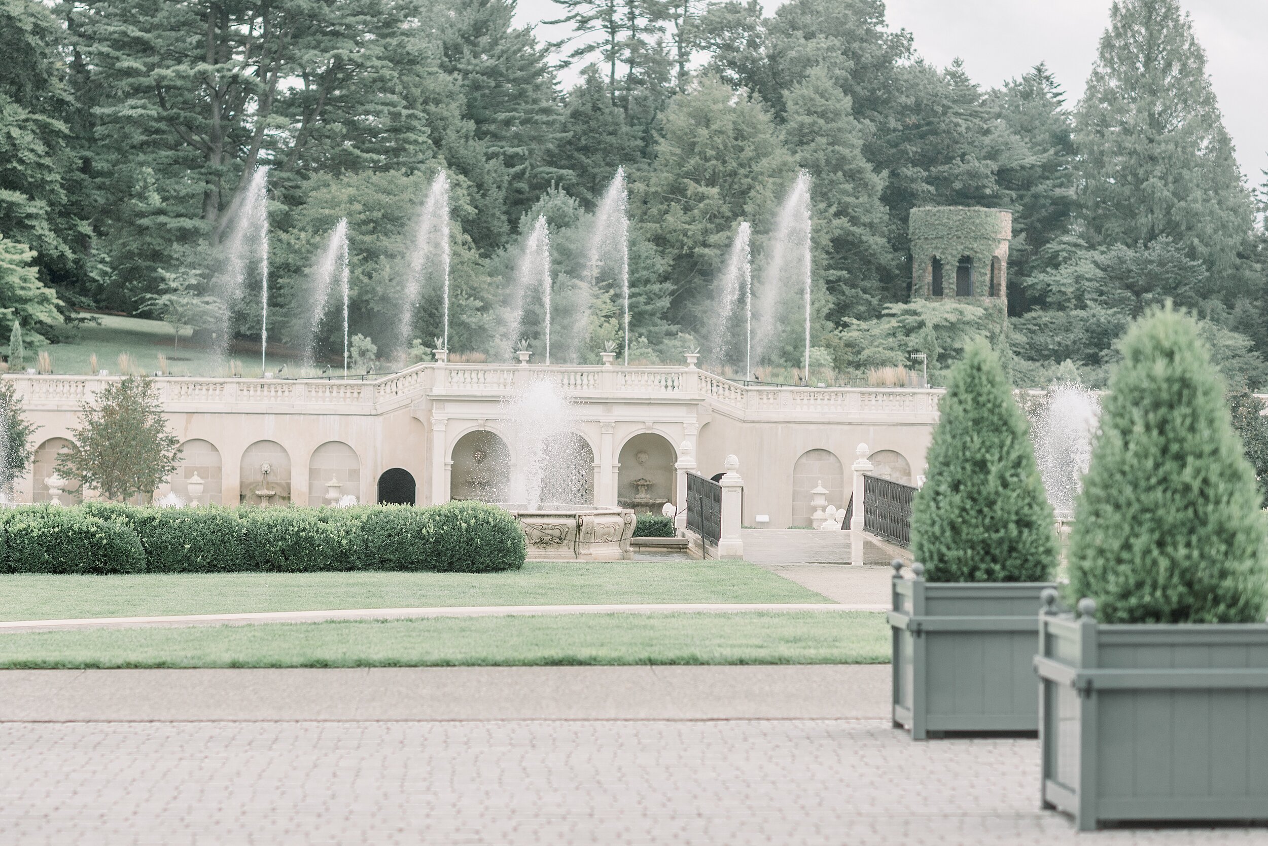 Longwood Gardens Kennet Square Pa Summer Engagement Session Photography_7668.jpg