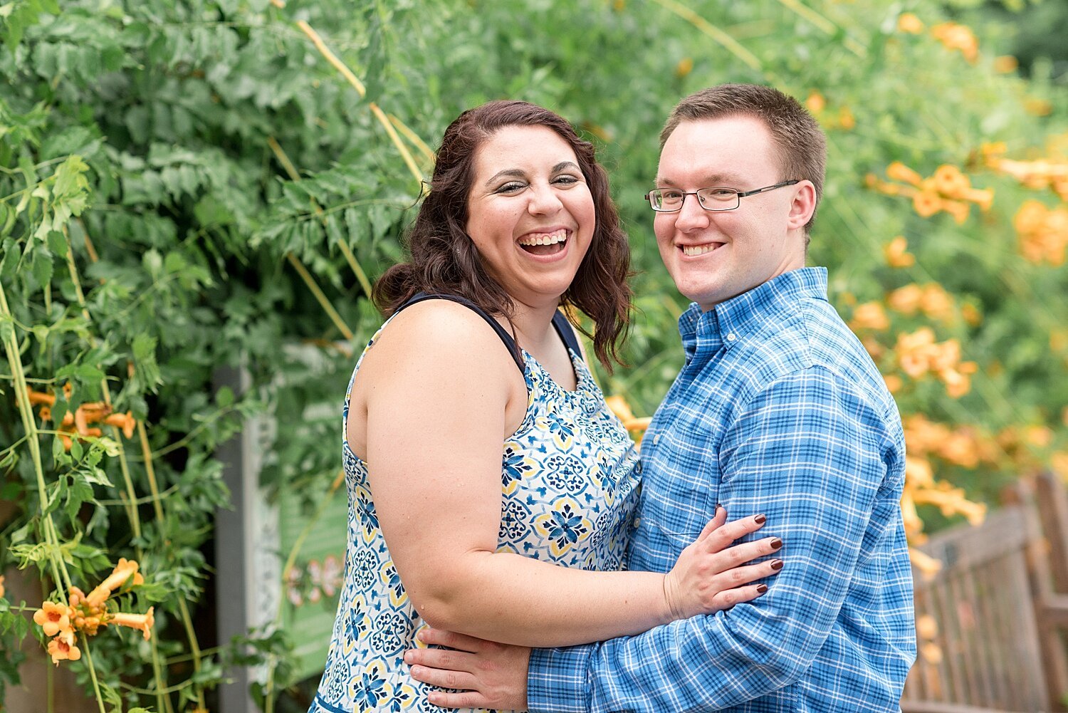 Penn State Arboretum State College Engagement Session Photography
