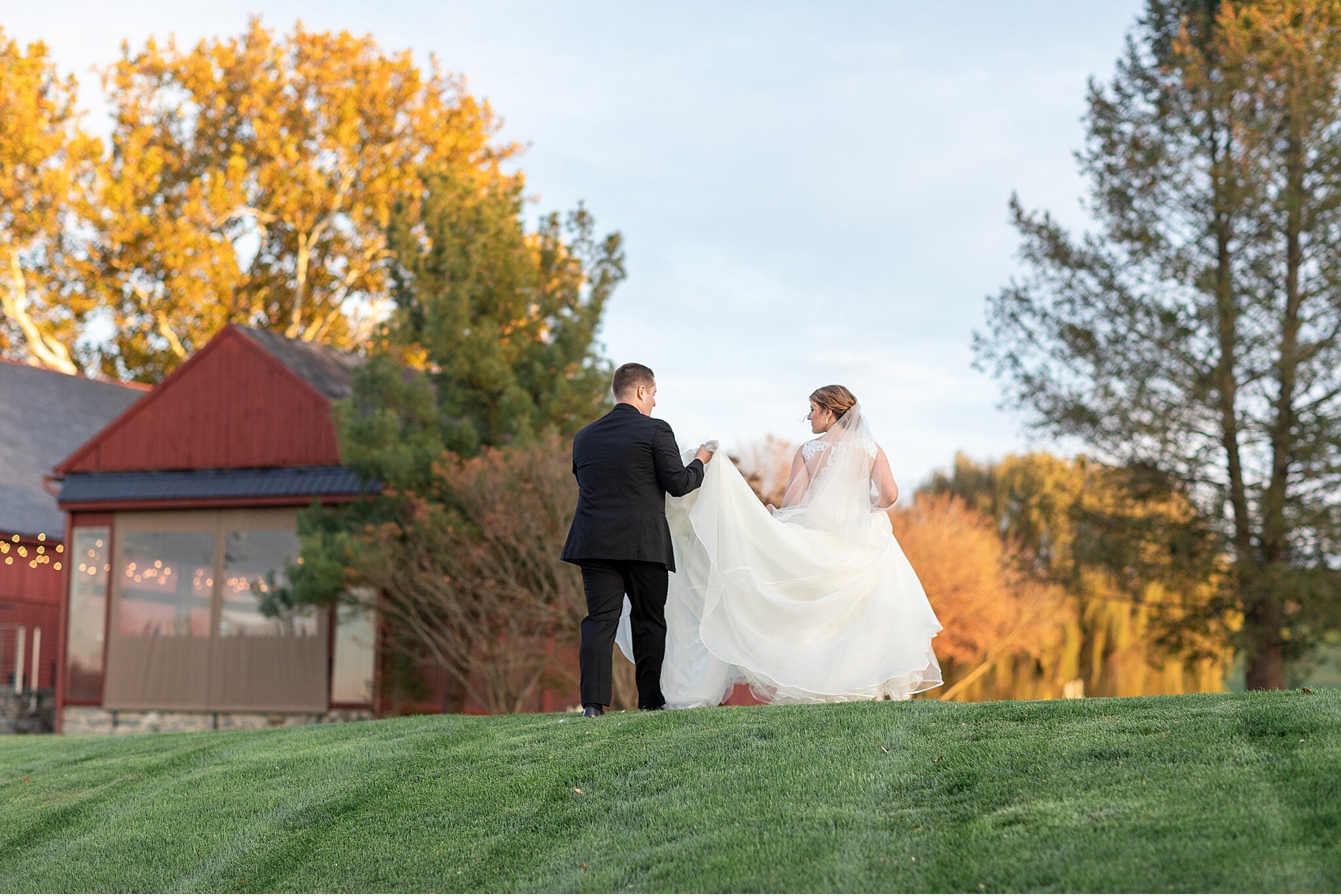 Farm at Eagles Ridge Lancaster PA Romantic Fall Wedding 