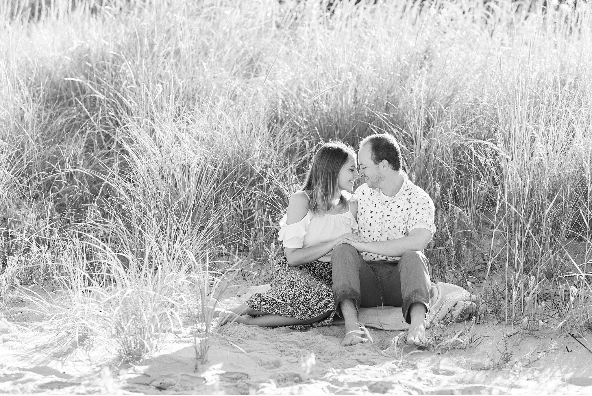 Rehoboth Beach Sunrise engagement session Cape Henlopen Beach Photography_4105.jpg