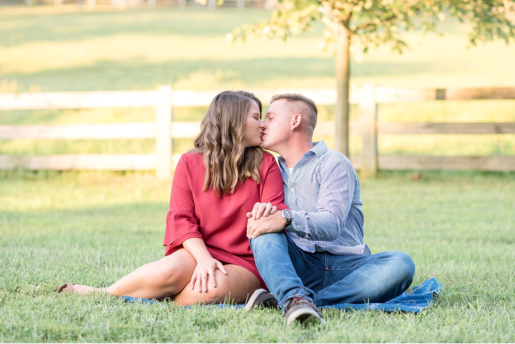 Lancaster County Greenhouse Engagement Session 