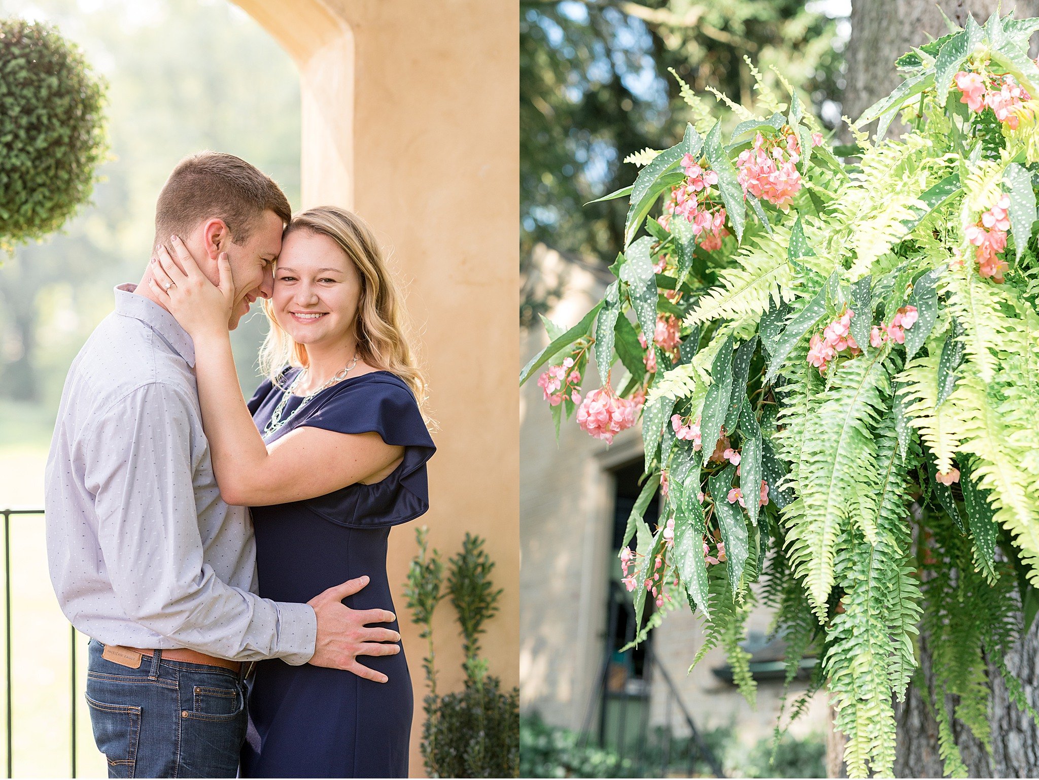 Conestoga House and Gardens Lancaster PA Engagement Session 