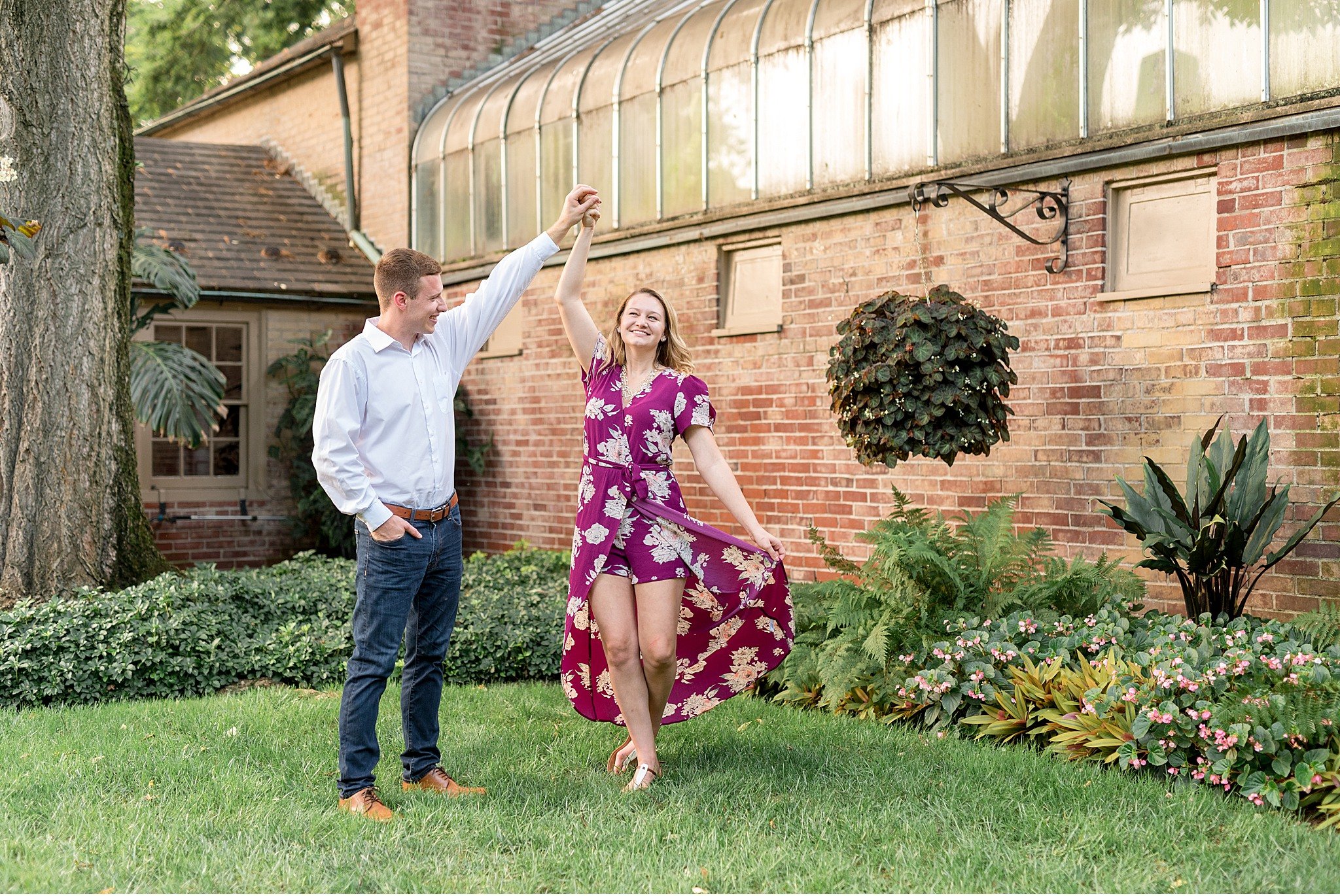 Conestoga House and Gardens Lancaster PA Engagement Session 